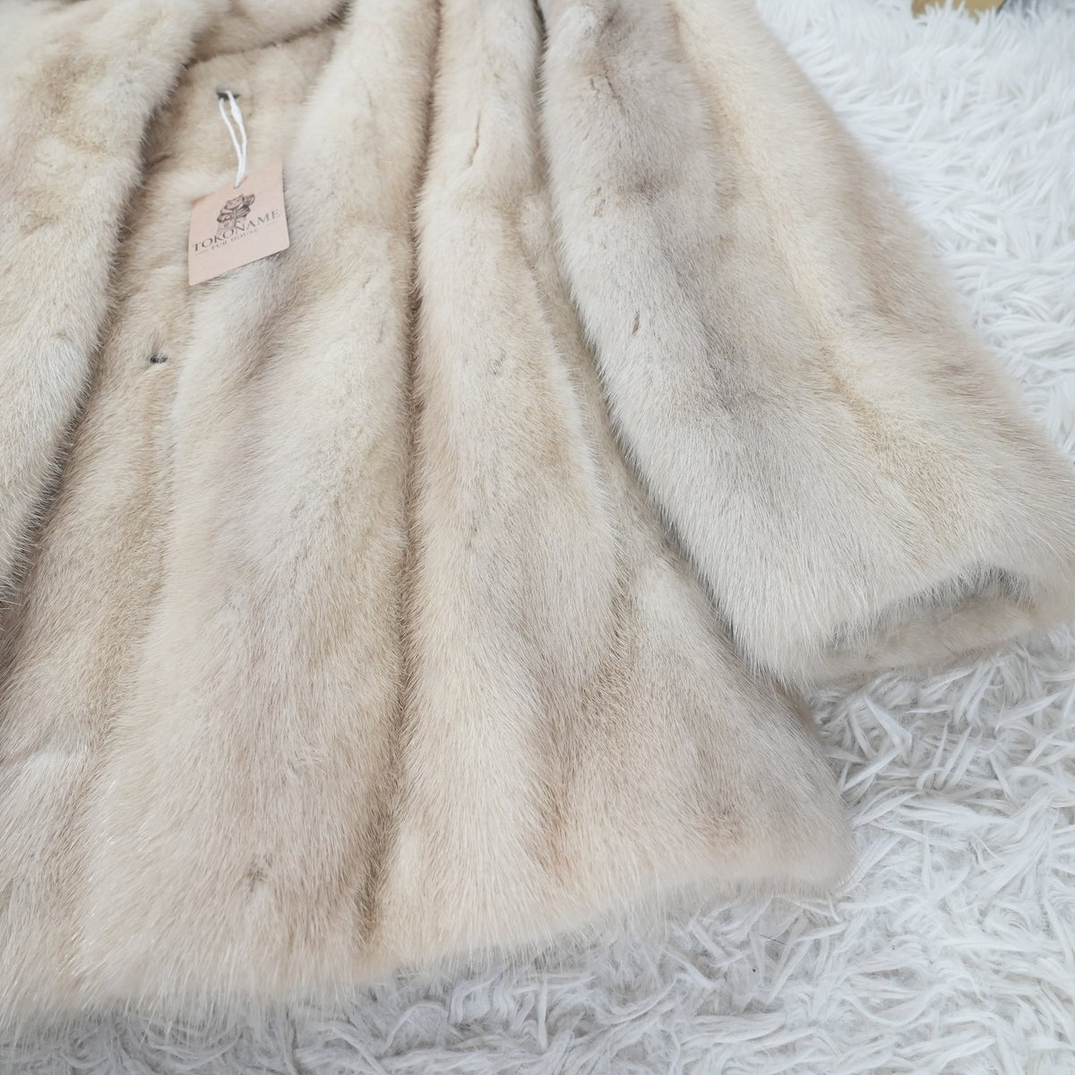 Pastel Mink Fur Coat - Genuine Vintage Fur From Japan
