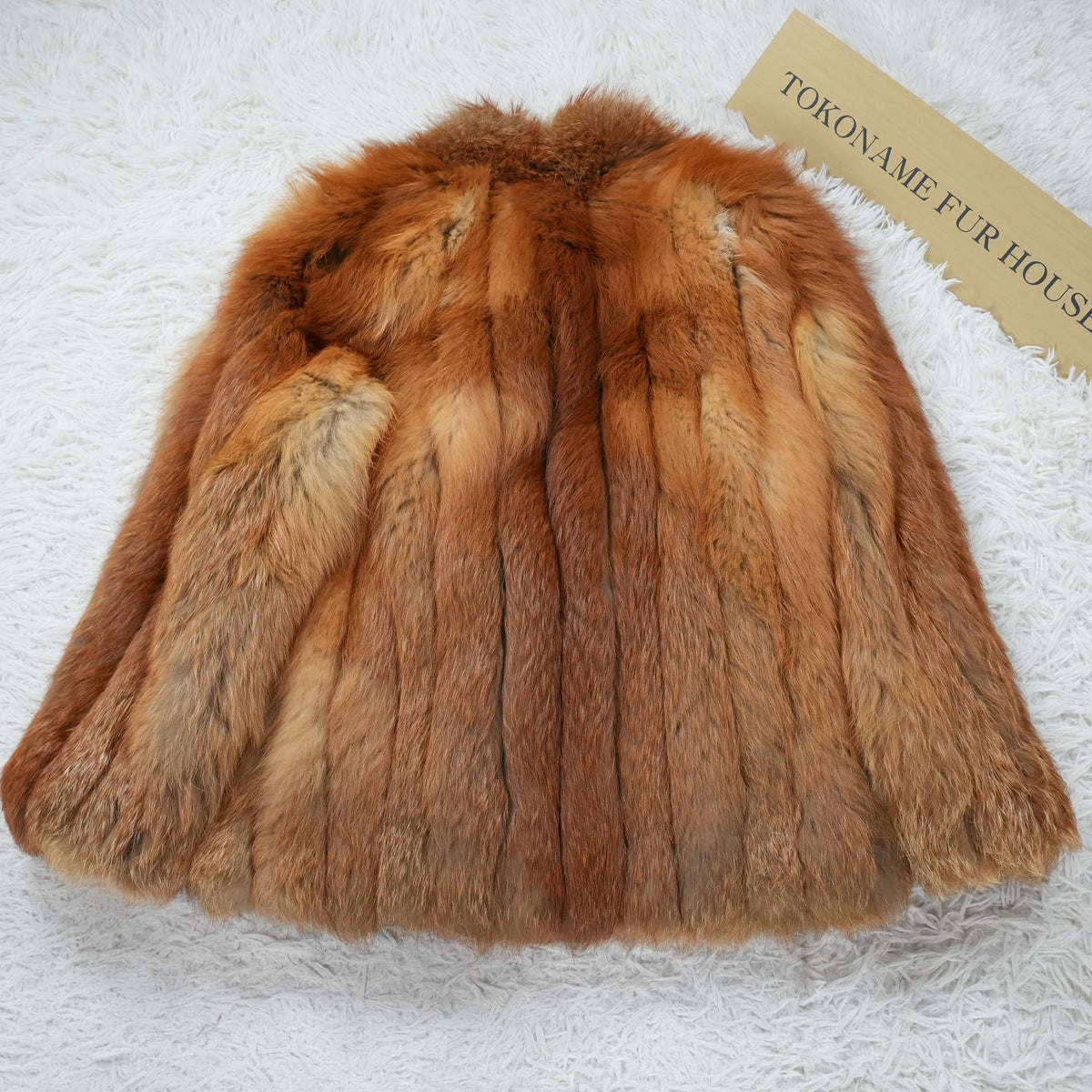 Red Fox Coat Rambulton - Genuine Vintage Fur From Japan