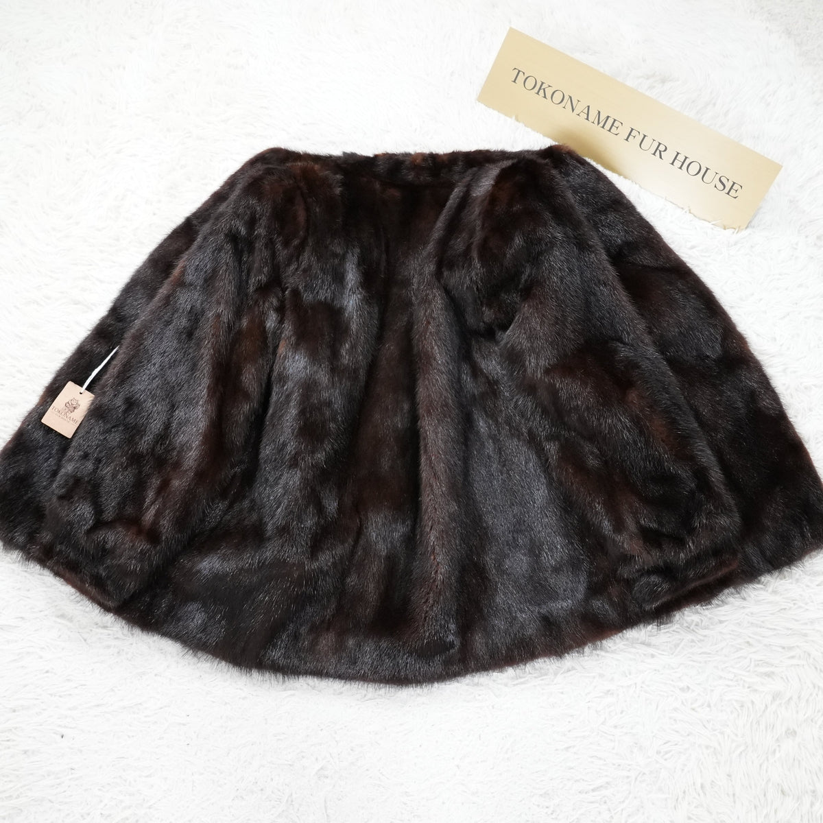 Dark Mink Fur Jacket - Genuine Vintage Fur From Japan