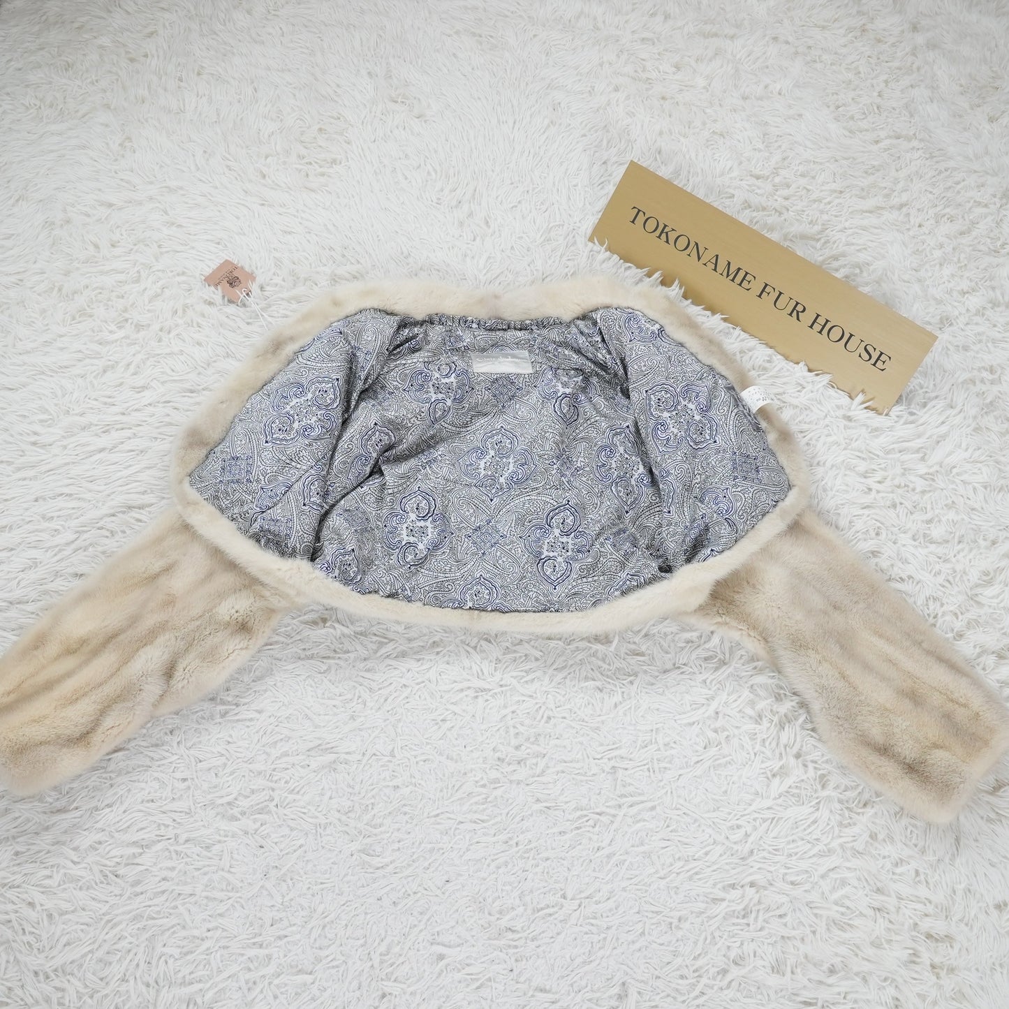 Azurene Mink Cropped length Jacket EMBA - Genuine Vintage Fur From Japan