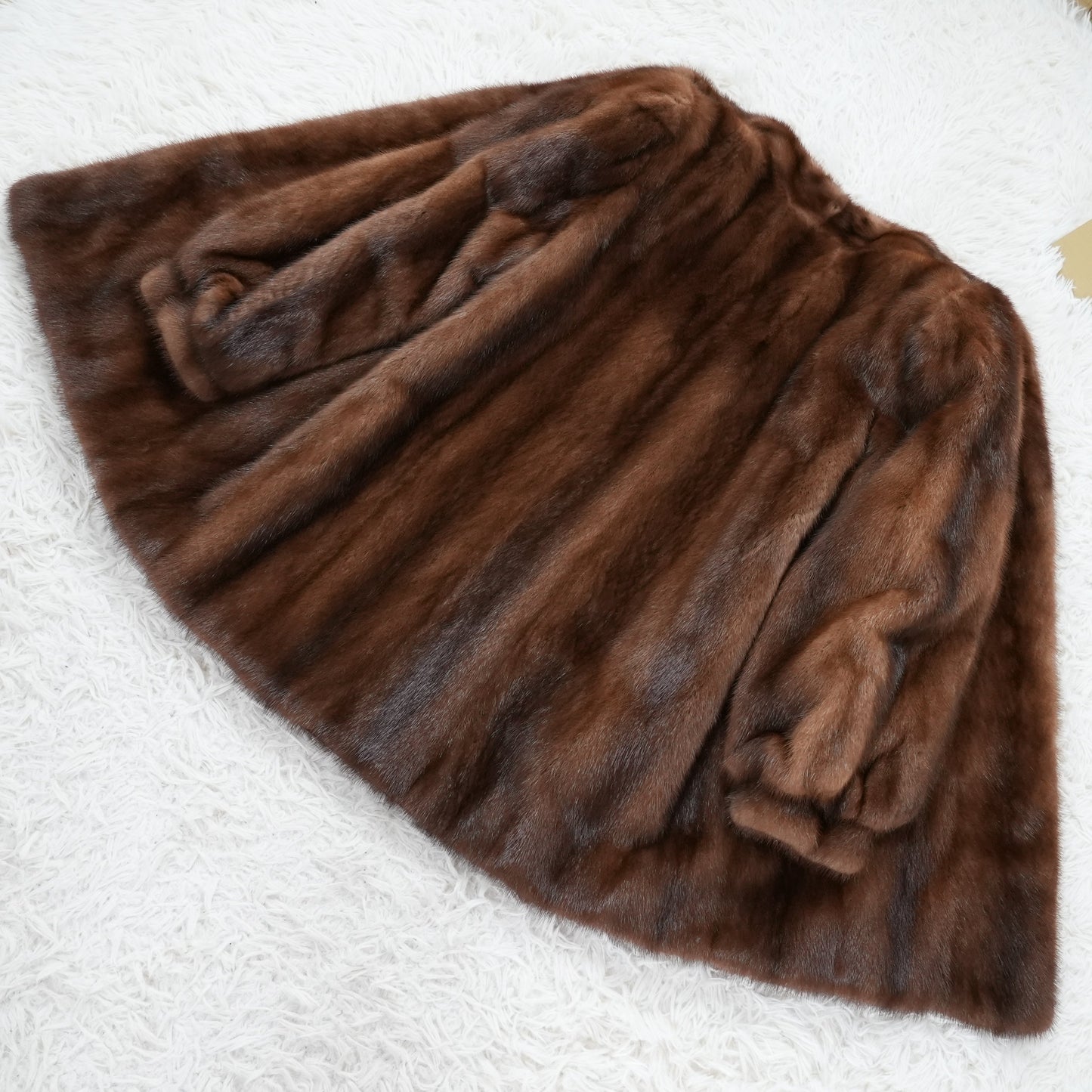 Demi Buff Mink Jacket SAGA MINK - Genuine Vintage Fur From Japan