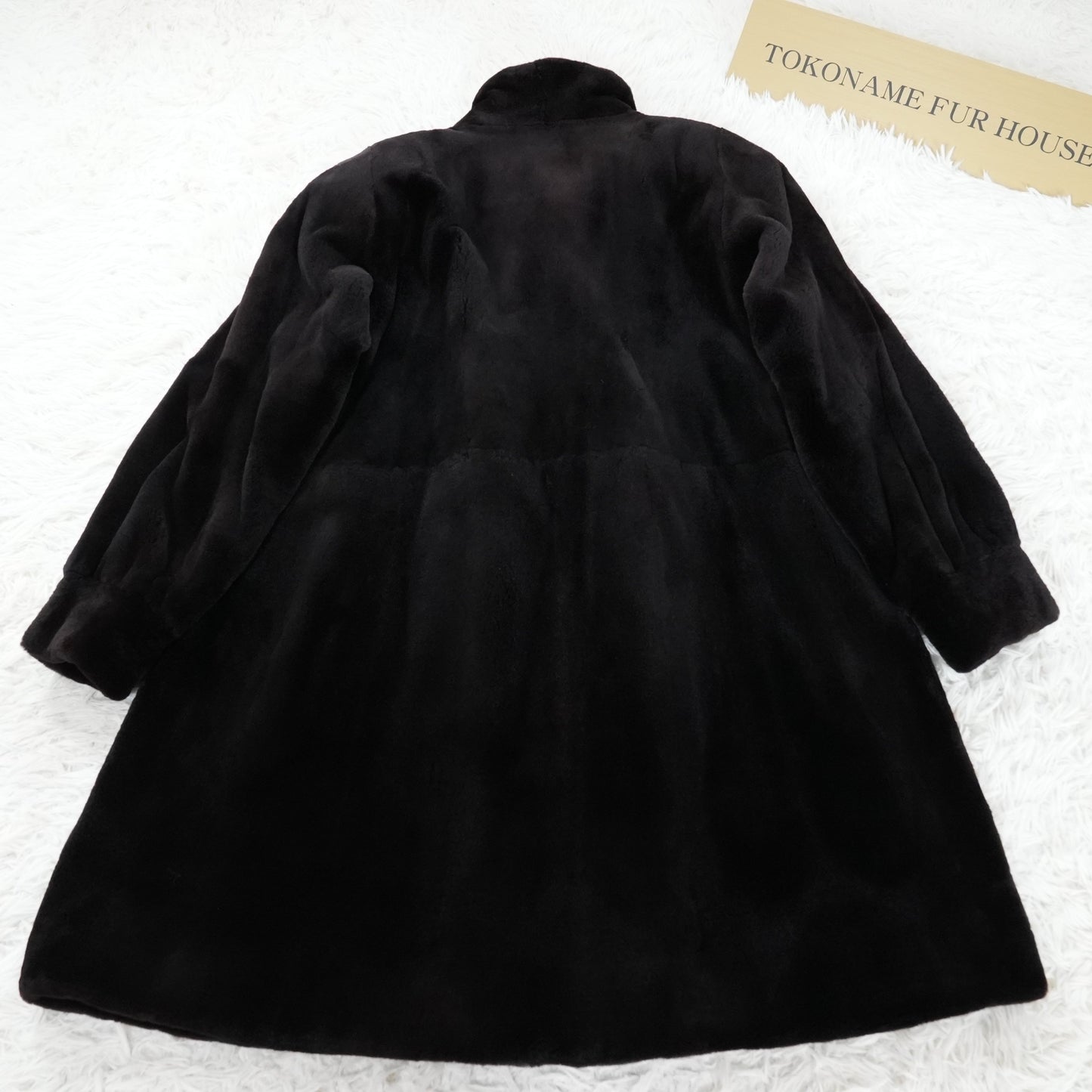 Shaved Mink Long Coat A-line silhouette SAGA MINK - Genuine Vintage Fur From Japan