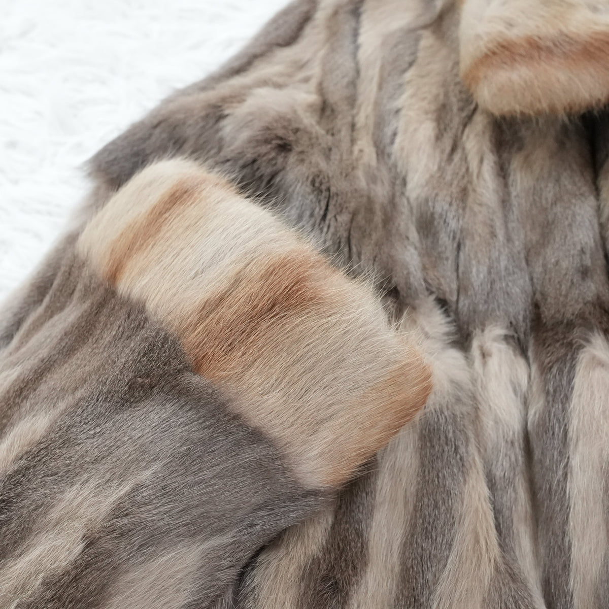 Russian Squirrel Reversible Coat - Genuine Vintage Fur from Japan