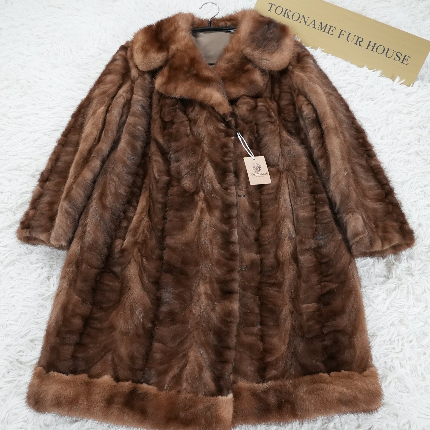 Demi Buff Mink Coat - Genuine Vintage Fur From Japan