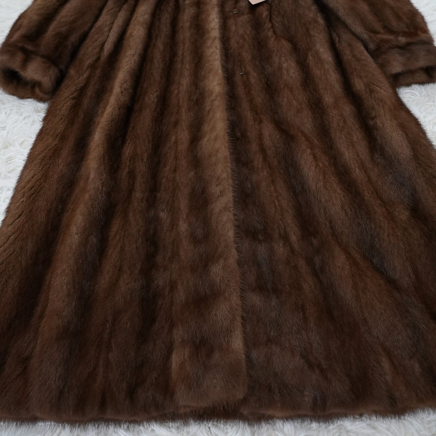 Demi Buff Mink Long Coat - SAGA MINK Vintage Fur From Japan