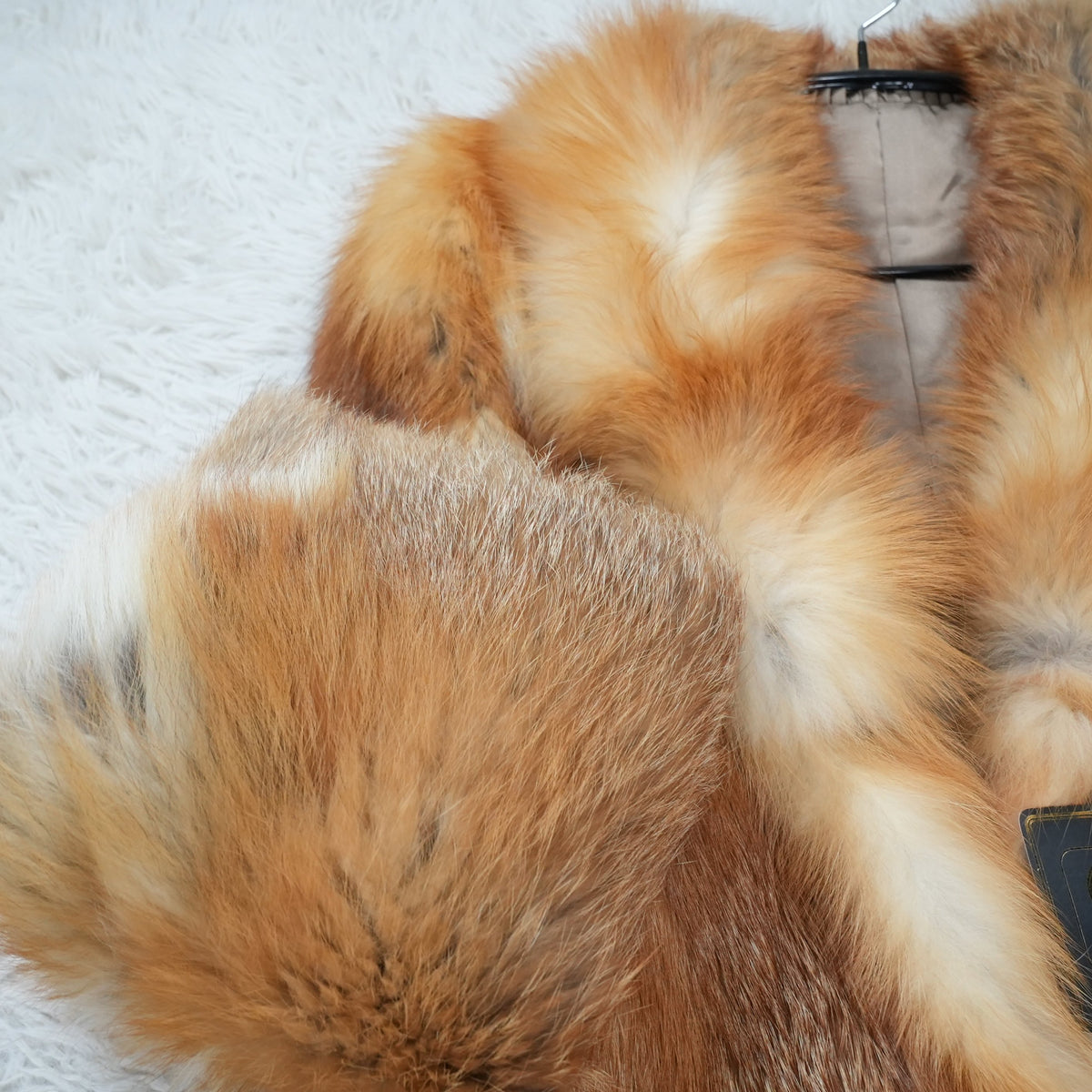Red Fox Coat - Genuine Vintage Fur From Japan