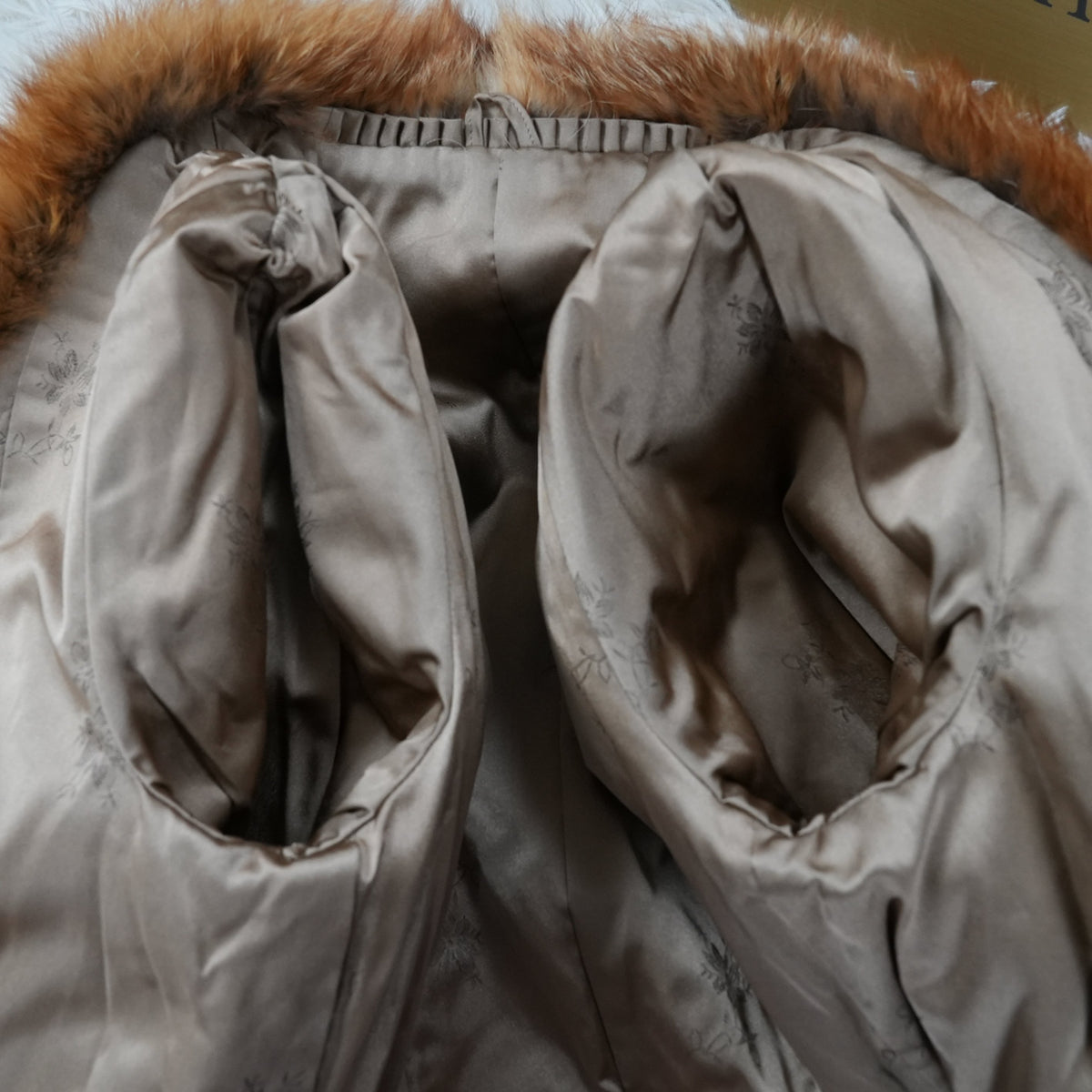 Red Fox Coat - Genuine Vintage Fur From Japan