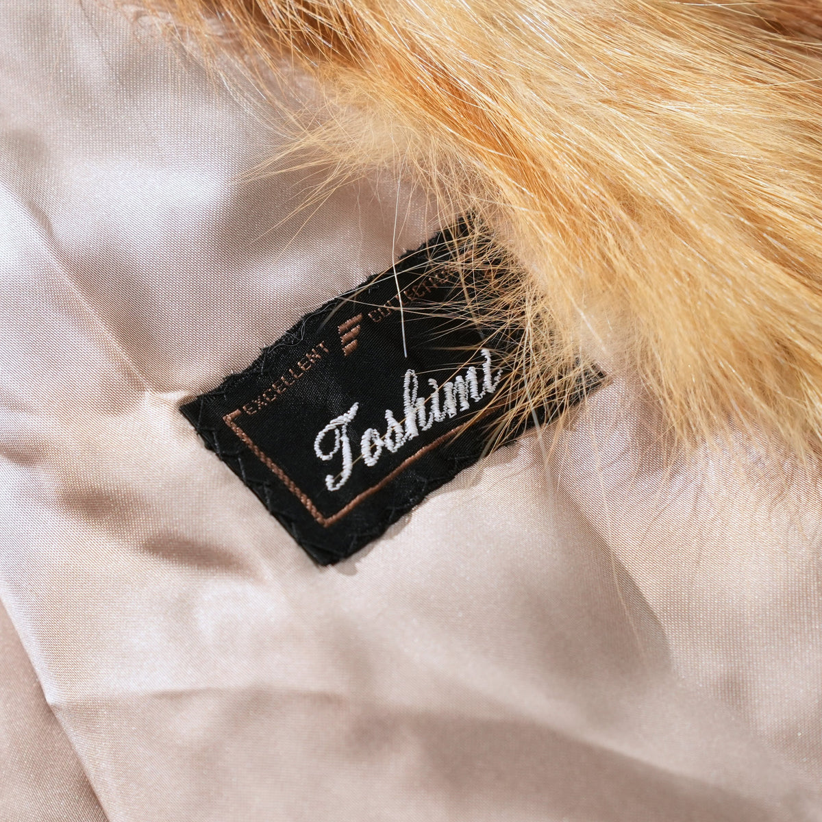 Red Fox Fur Long Coat L fur - Genuine Vintage Fur From Japan