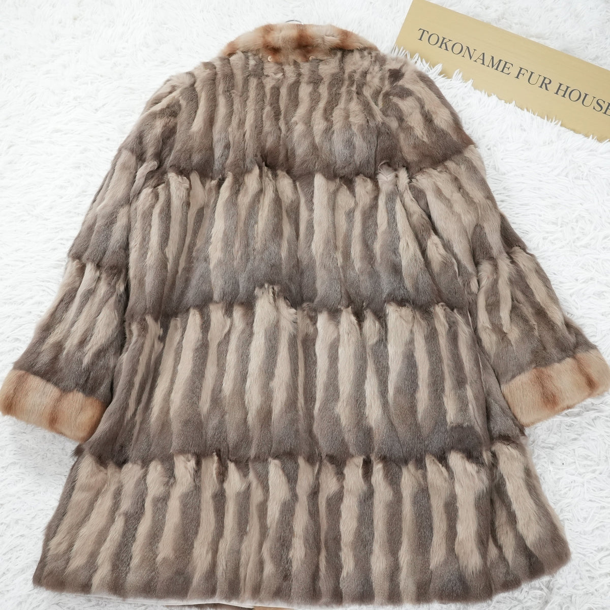 Russian Squirrel Reversible Coat - Genuine Vintage Fur from Japan