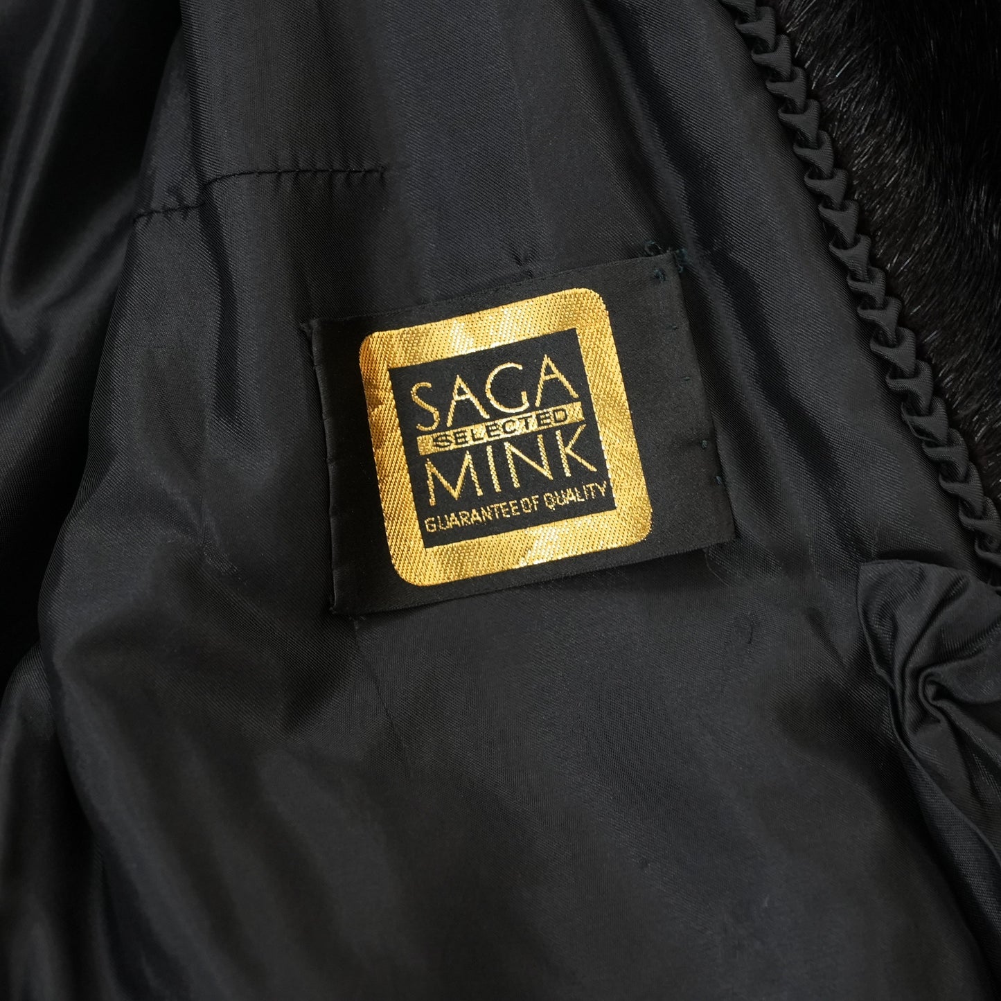 Vintage Fur Japan Dark Minnk Jacket -SAGA MINK