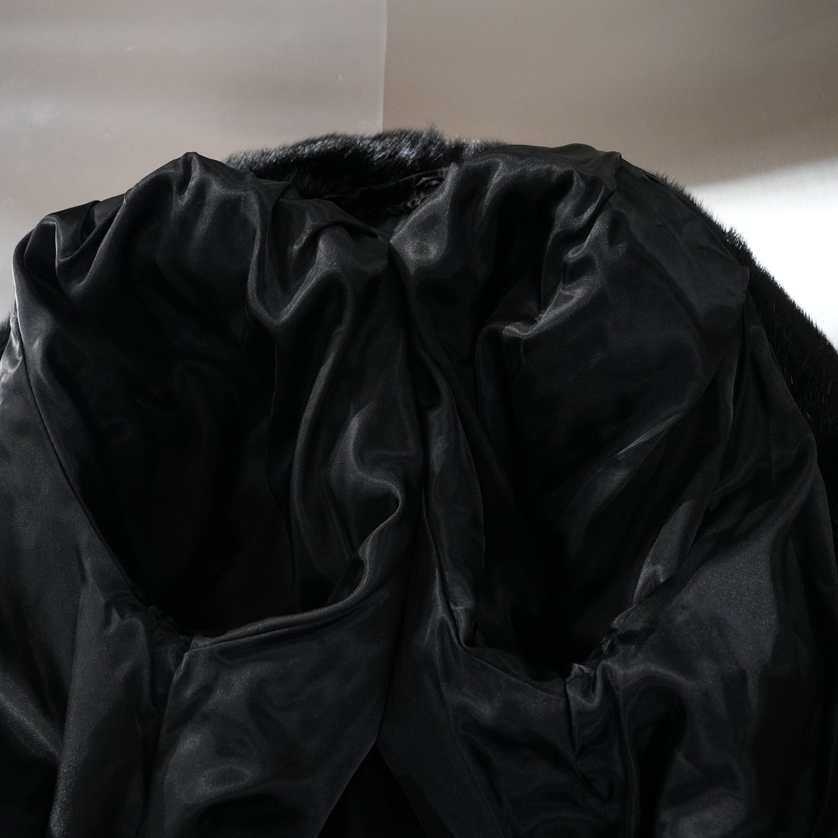 Dark Mink Fur Coat - Genuine Vintage Fur From Japan