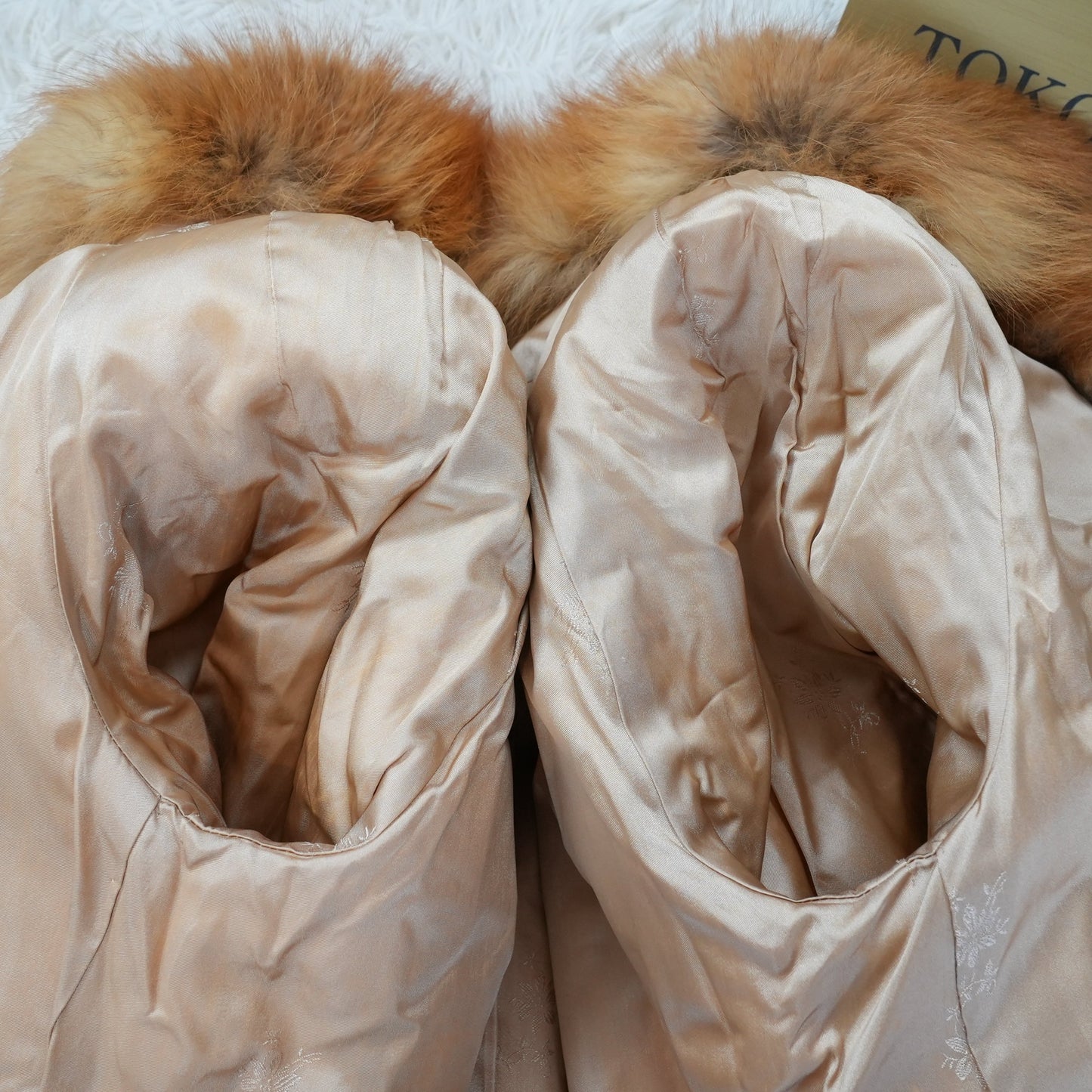 Red Fox Fur Coat - Genuine Vintage Fur From Japan