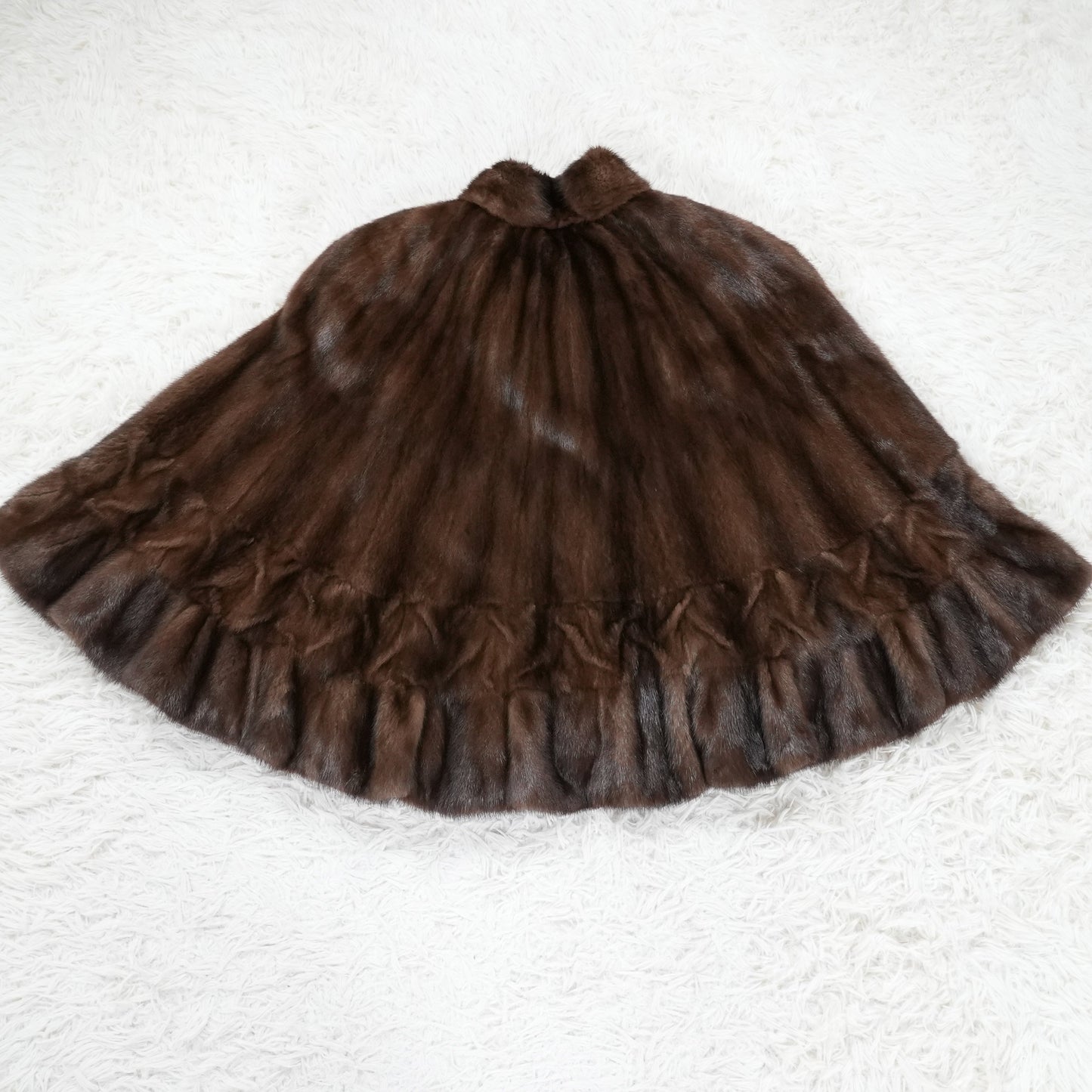 SAGA ROYAL MINK Design Cape - Genuine Vintage Fur From Japan