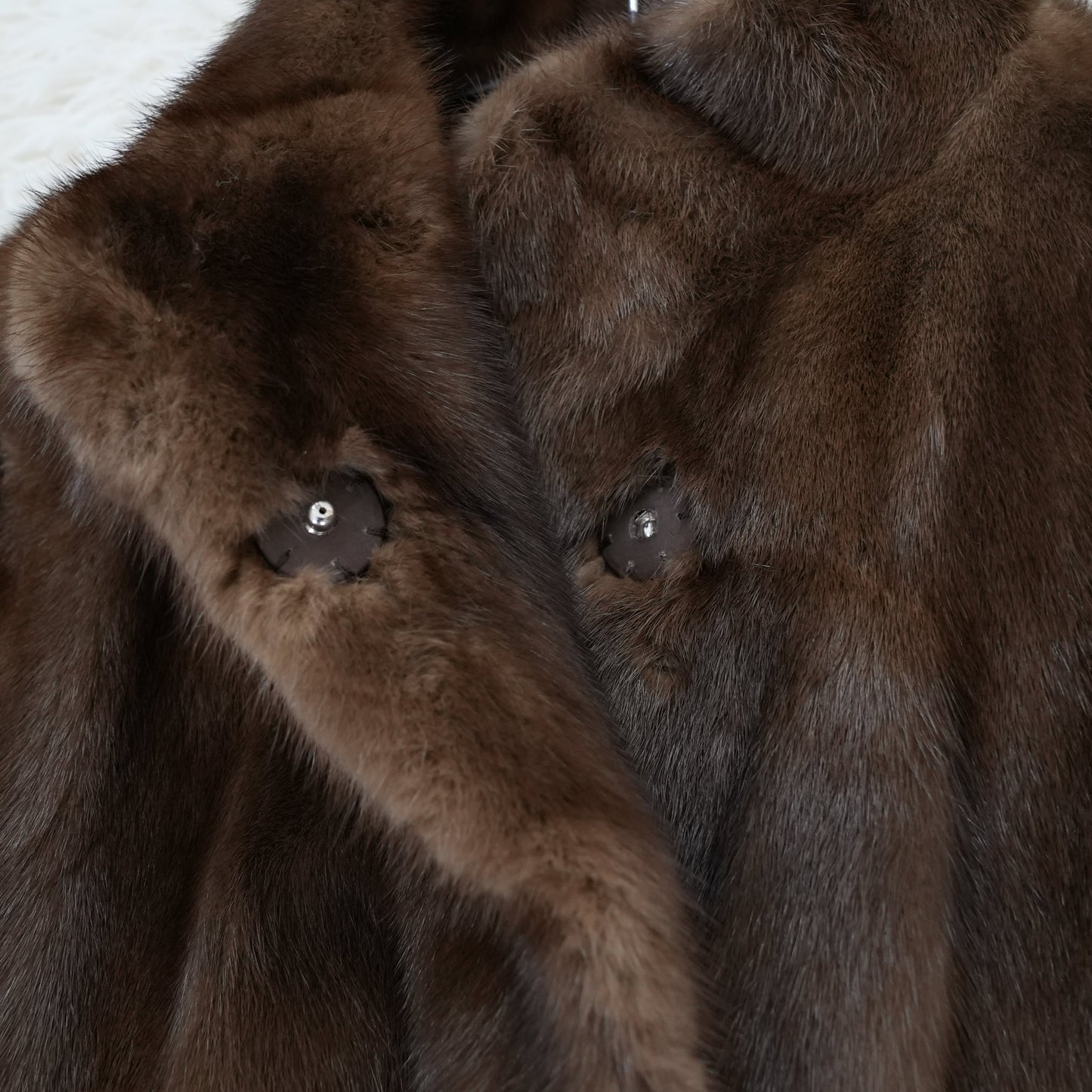 Demi Buff Mink Jacket Cropped Length - SAGA MINK Genuine Vintage Fur Japan