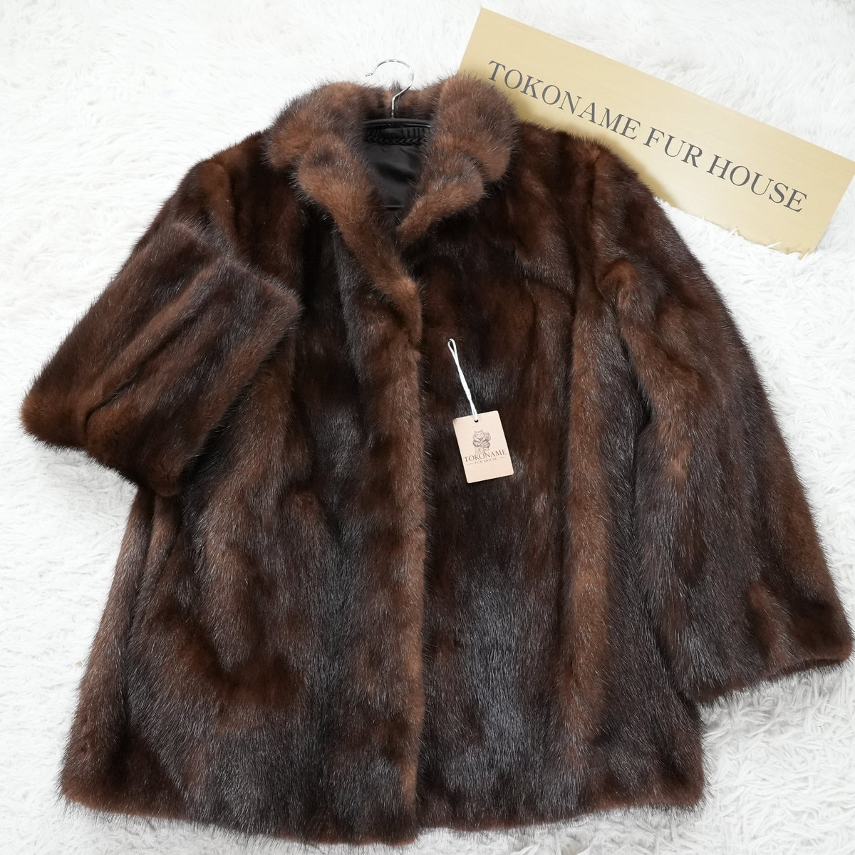 Dark Mink Fur Jacket - Genuine Vintage Fur From Japan