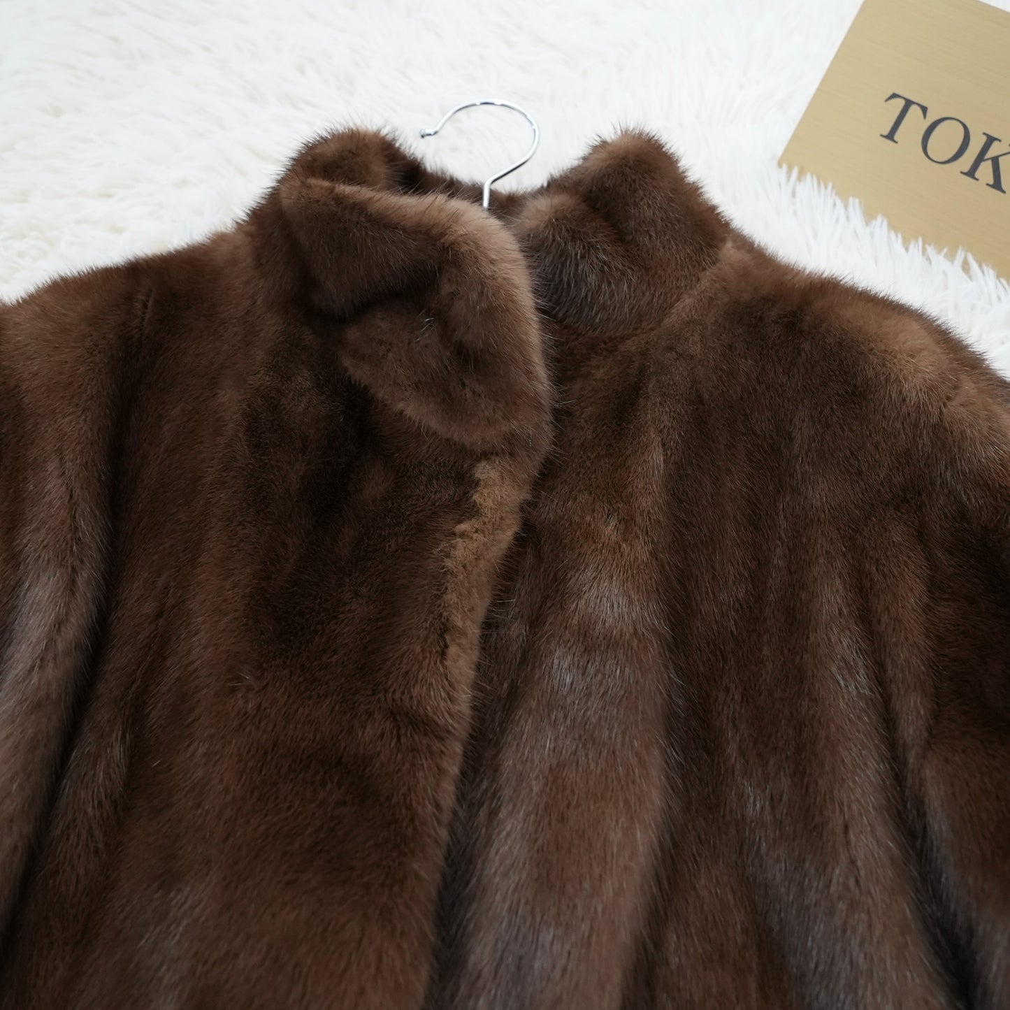 Demi Buff Mink Jacket Cropped Length - SAGA MINK Genuine Vintage Fur Japan