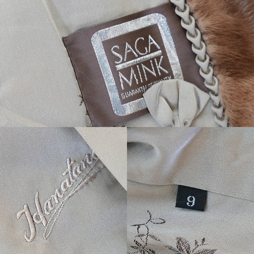 デミバフミンクジャケット - SAGA MINK 本物ビンテージファー 日本