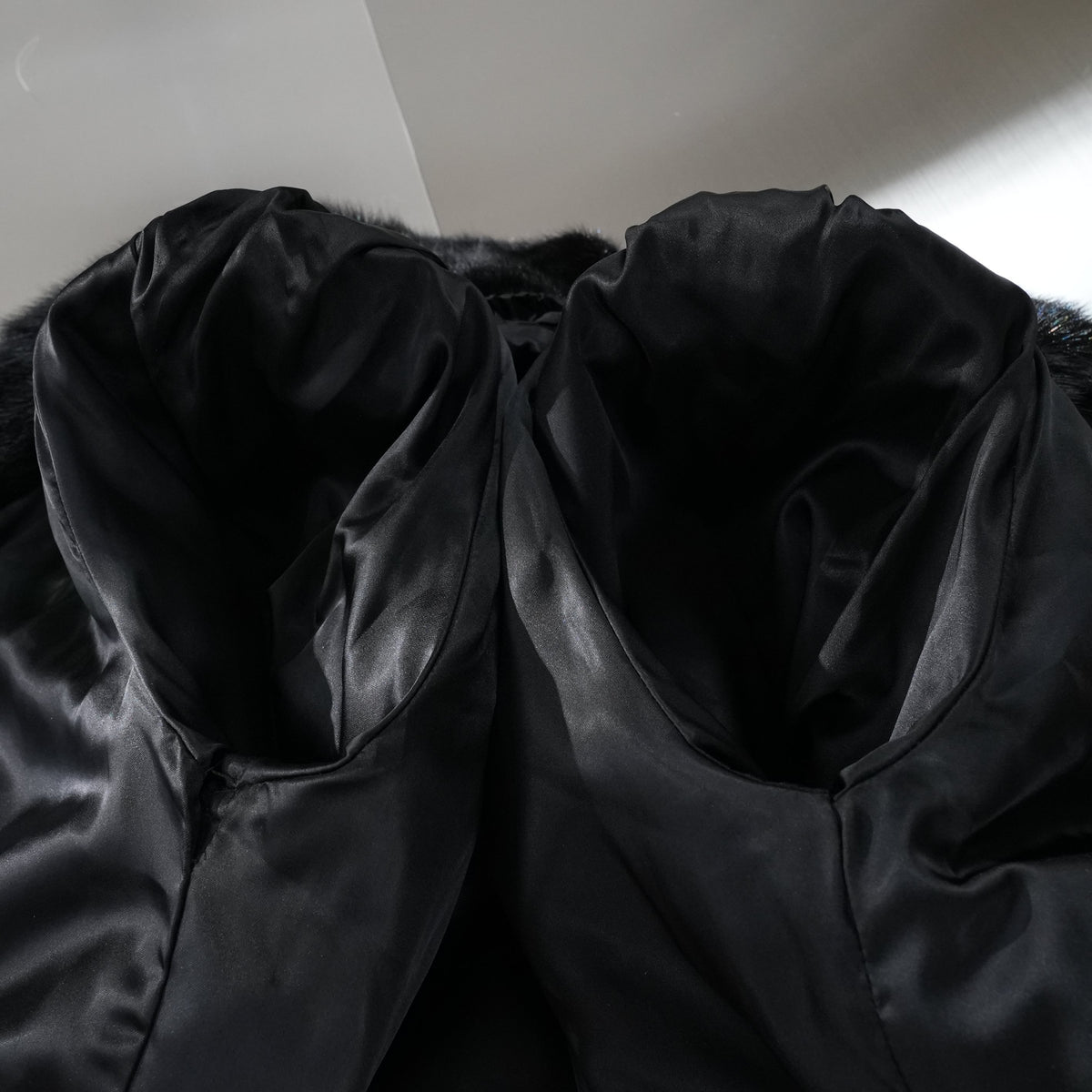 SAGA Mink Fur Coat Soft Leather - Genuine Vintage Fur From Japan
