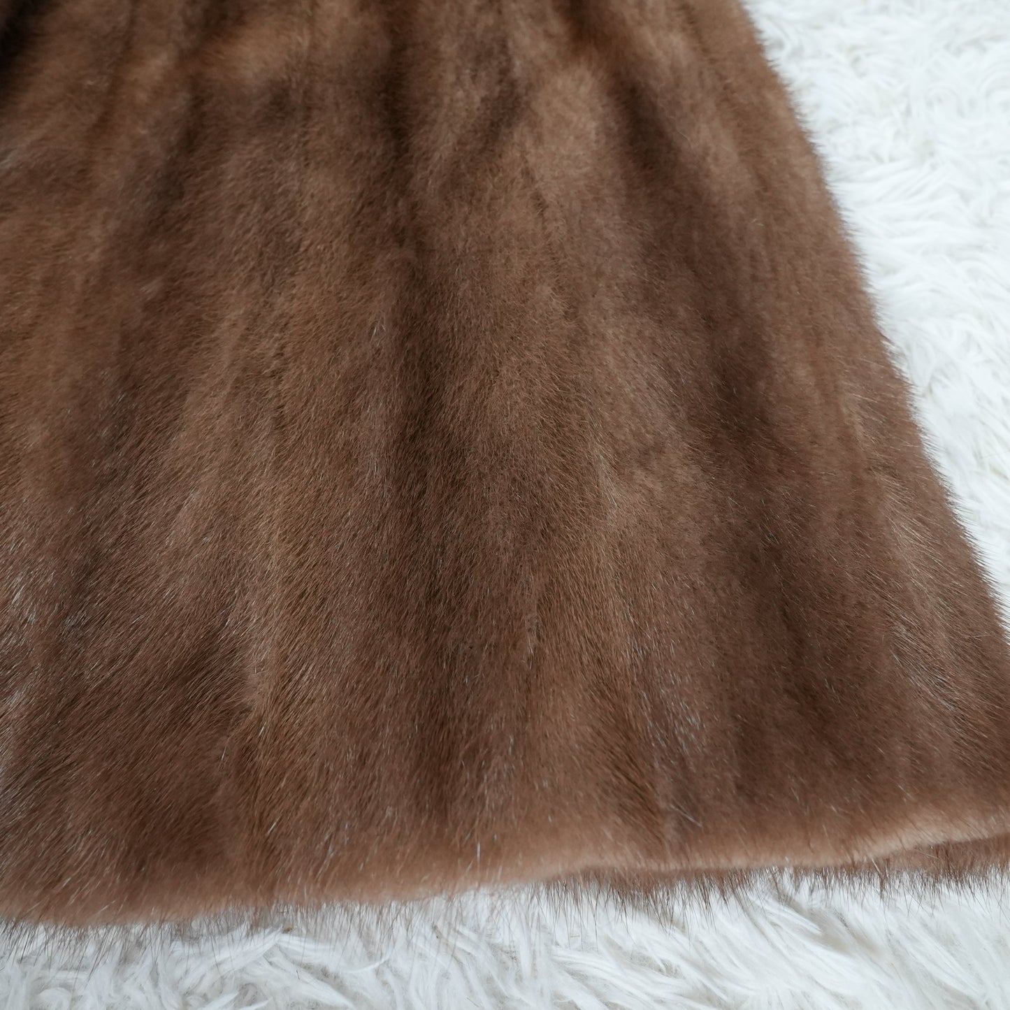Demi Buff Mink Long Coat EMBA - Genuine Vintage Fur From Japan