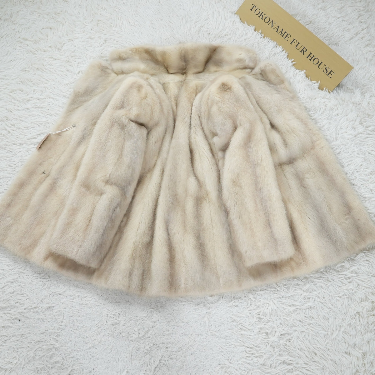 Pastel Mink Fur Coat - Genuine Vintage Fur From Japan