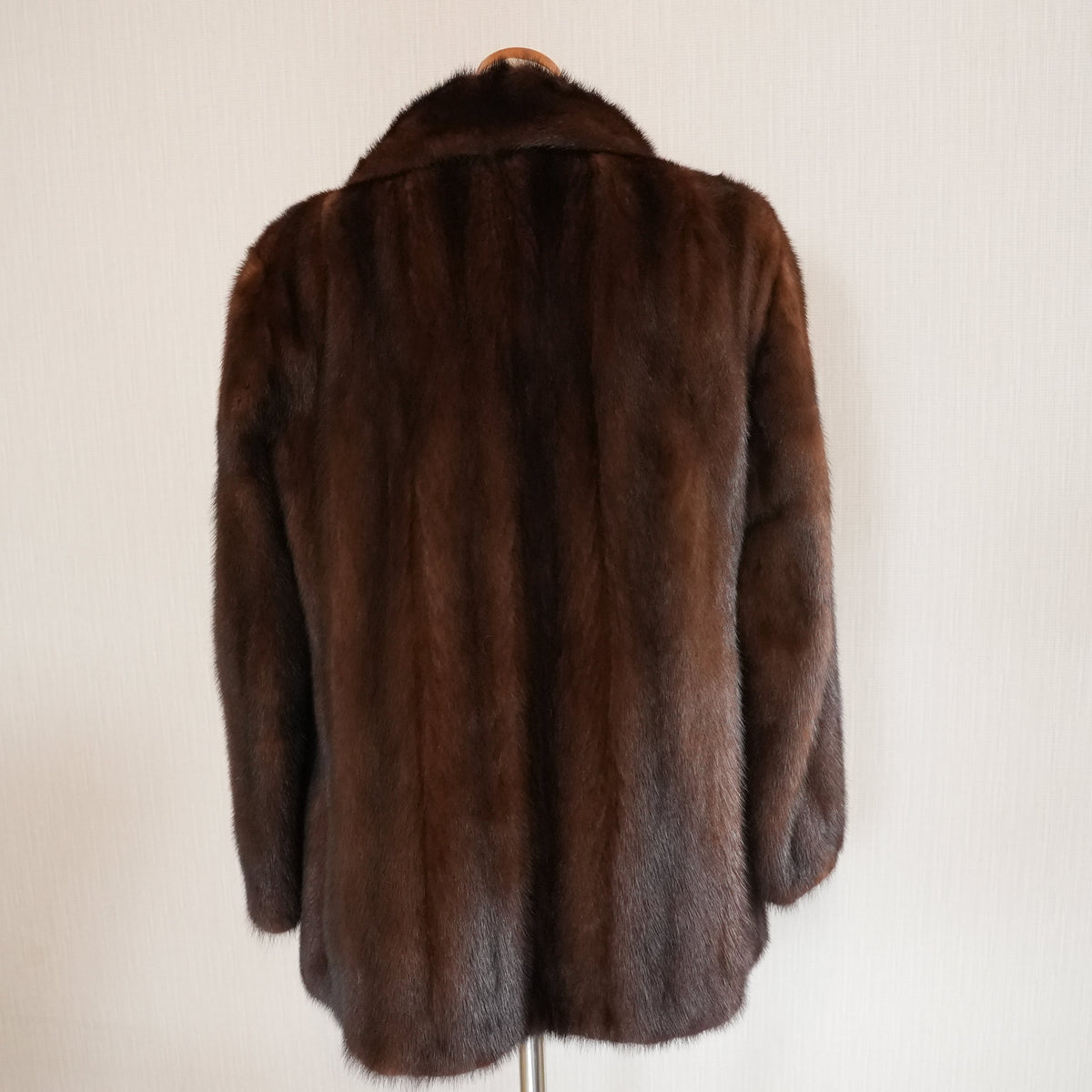Dark Mink Fur Coat - Genuine Vintage Fur From Japan