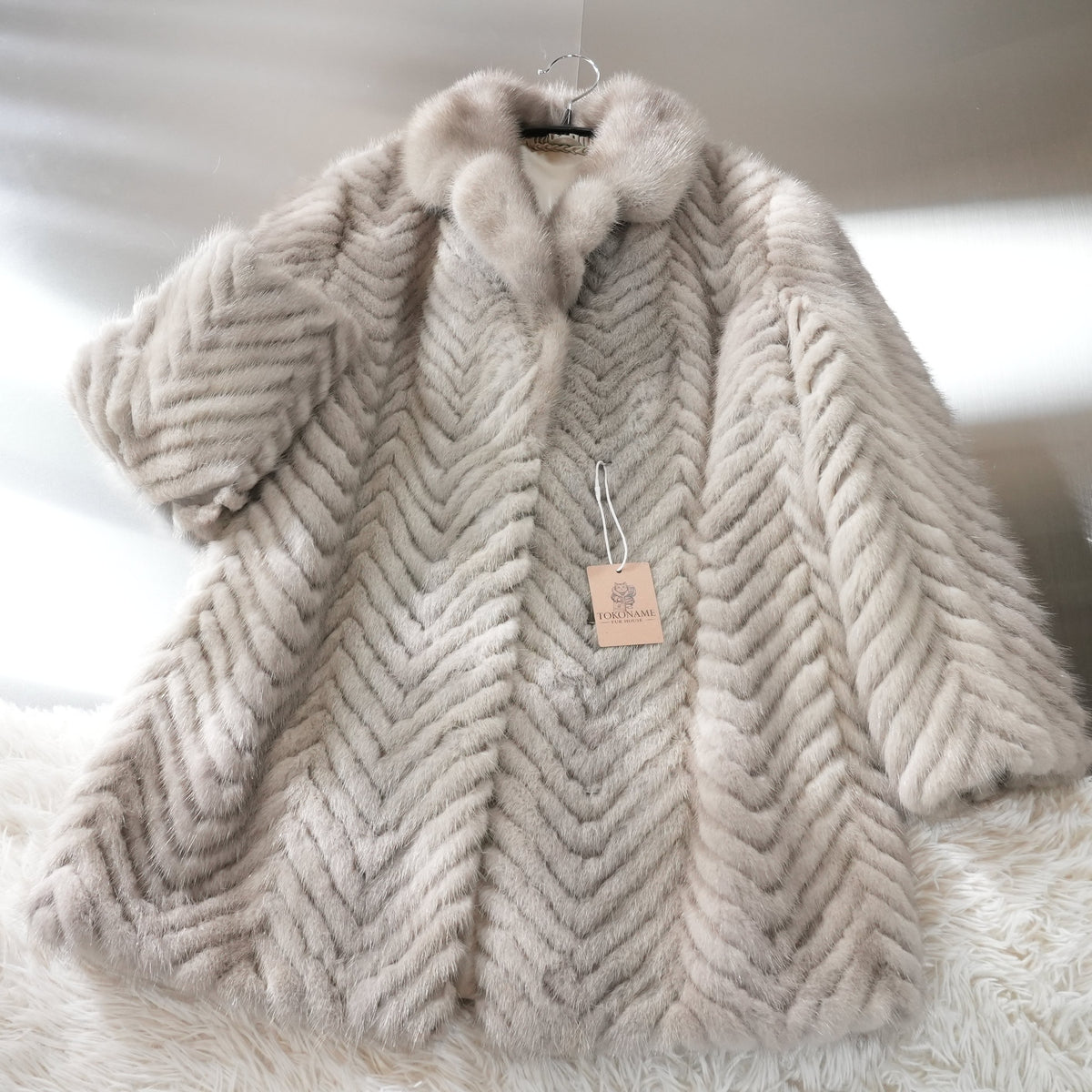 Pastel Mink Fur Coat - Genuine Vintage Fur From Japan