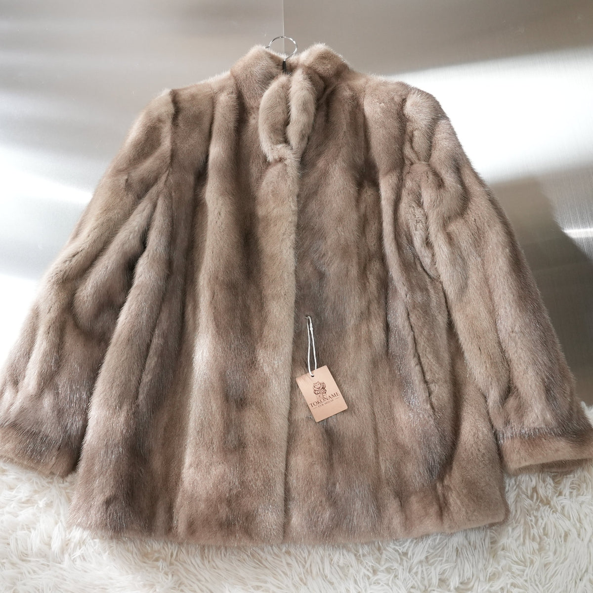 Pastel Mink Fur Coat - Genuine Vintage Fur From Japan