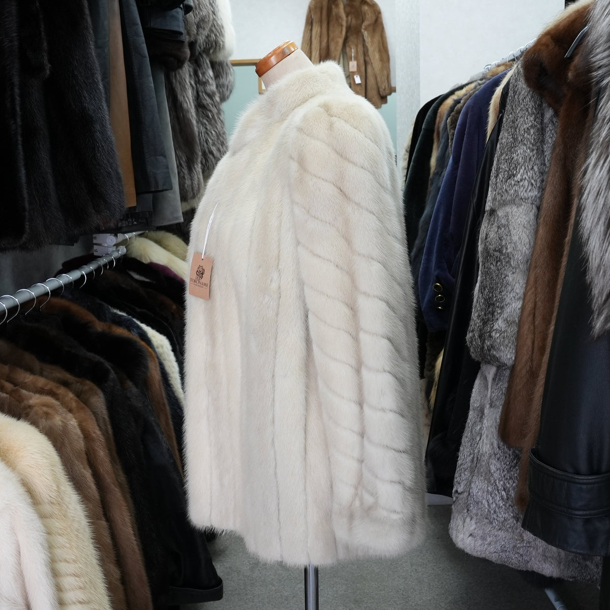 Violet Mink Fur Coat EMBA - Genuine Vintage Fur From Japan