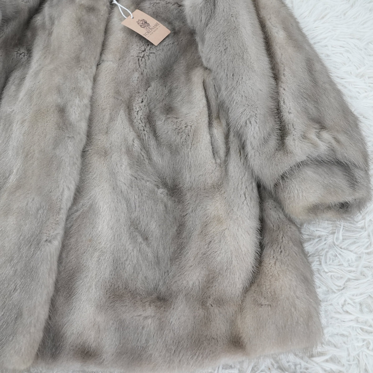Sapphire Mink Fur Coat Rambulton - Genuine Vintage Fur From Japan