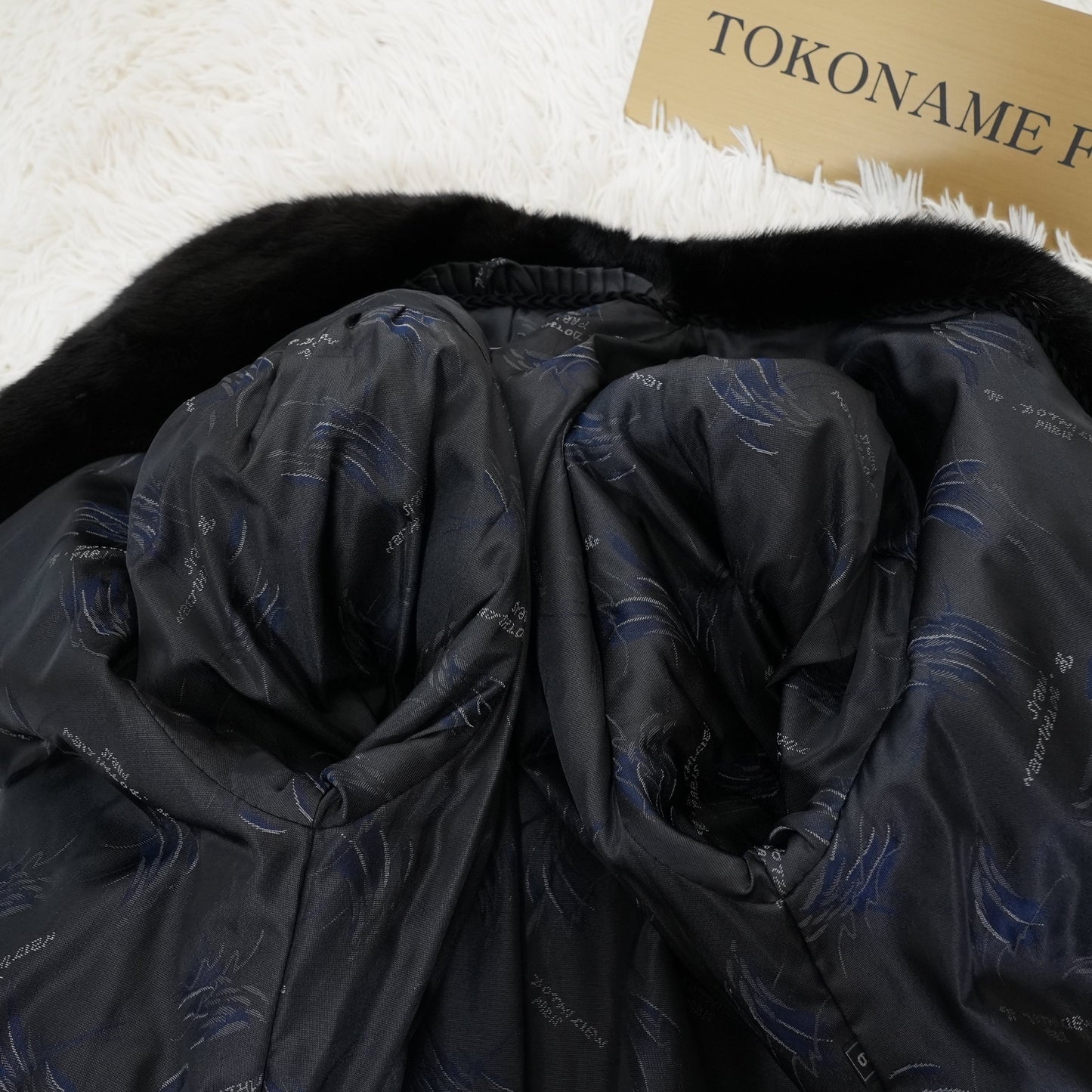 Dark Mink Coat - SAGA MINK Vintage Fur Japan