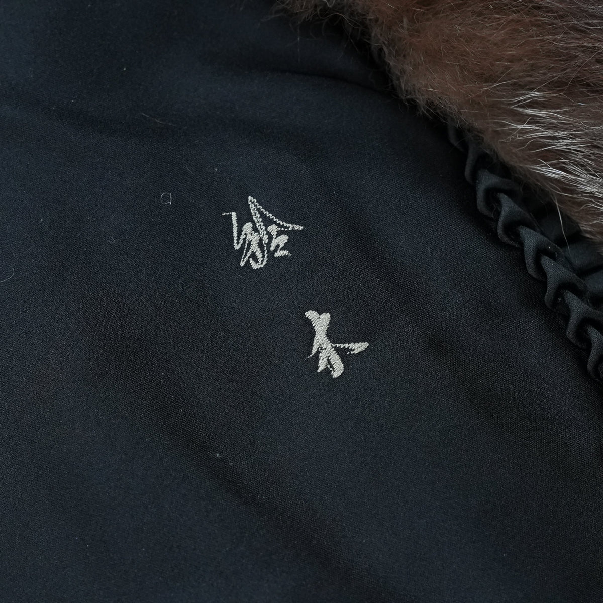 Silver Fox Coat EMBA - Genuine Vintage Fur From Japan