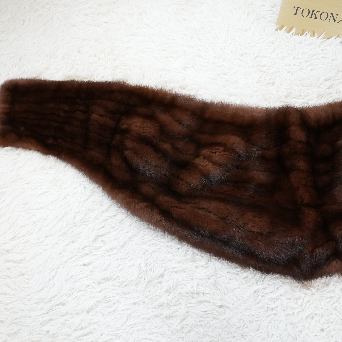 Marten Shawl oversized - Genuine Vintage Fur From Japan