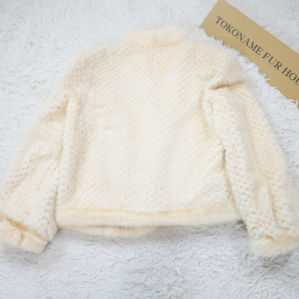 Pearl Mink Fru Jacket SAGA MINK - Genuine Vintage Fur From Japan