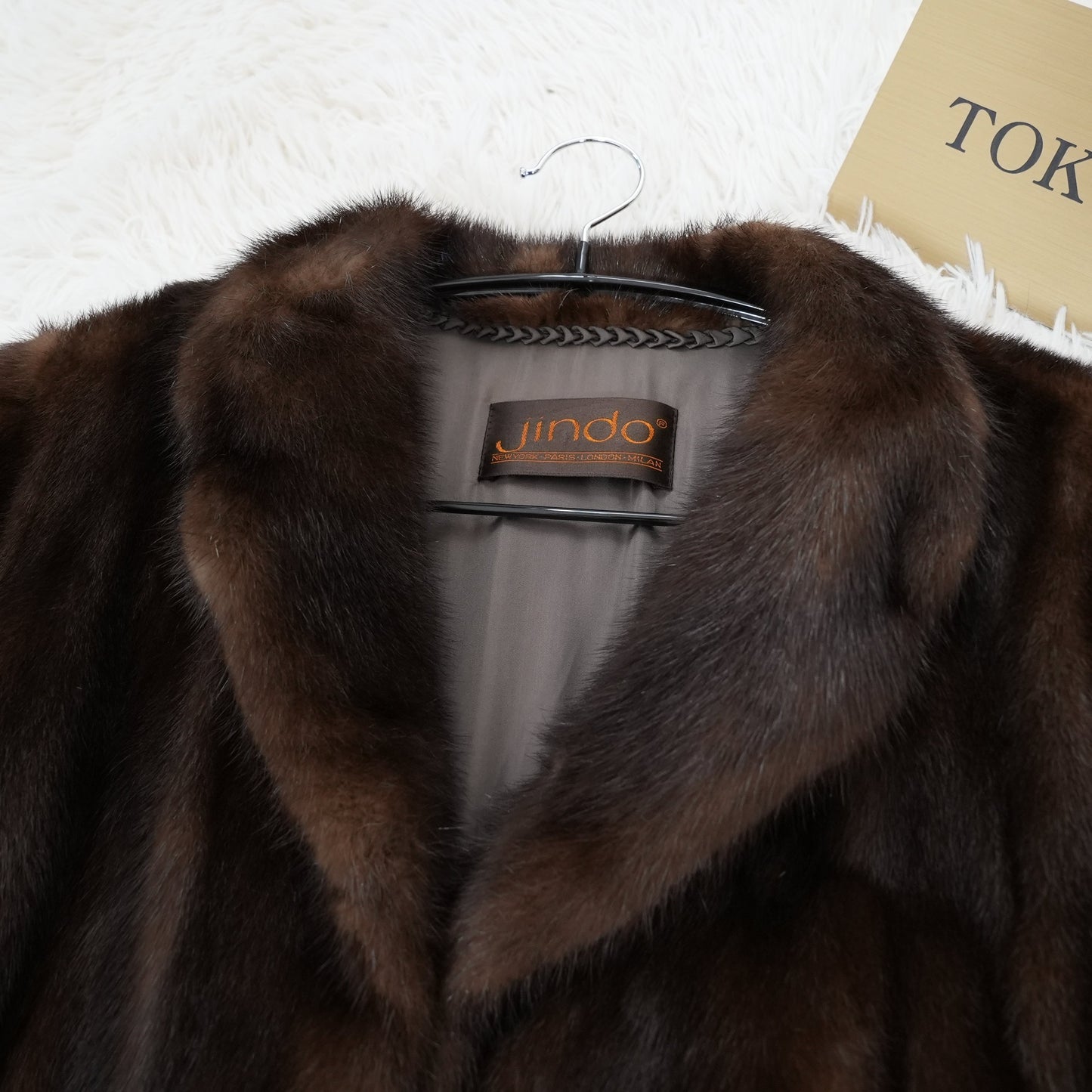Dark Mink Fur Jacket - SAGA MINK