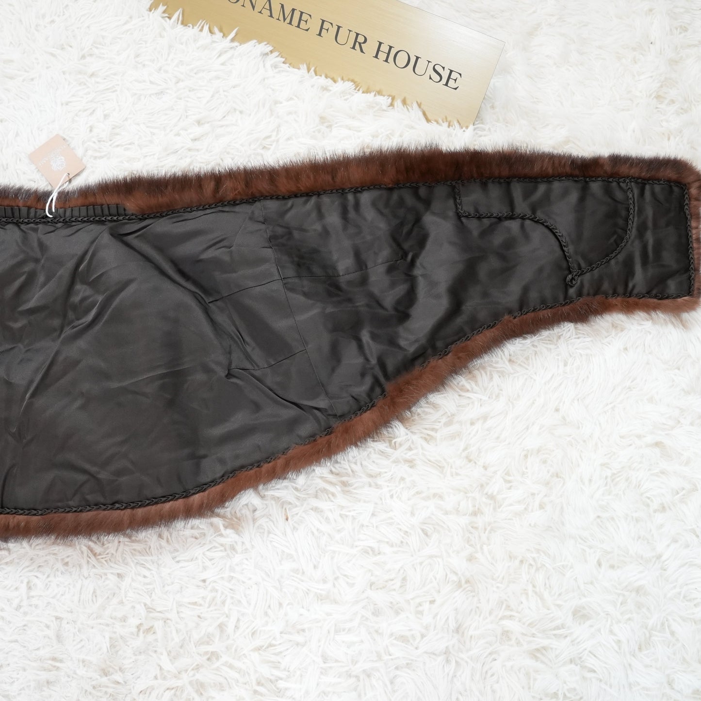 Marten Shawl oversized - Genuine Vintage Fur From Japan