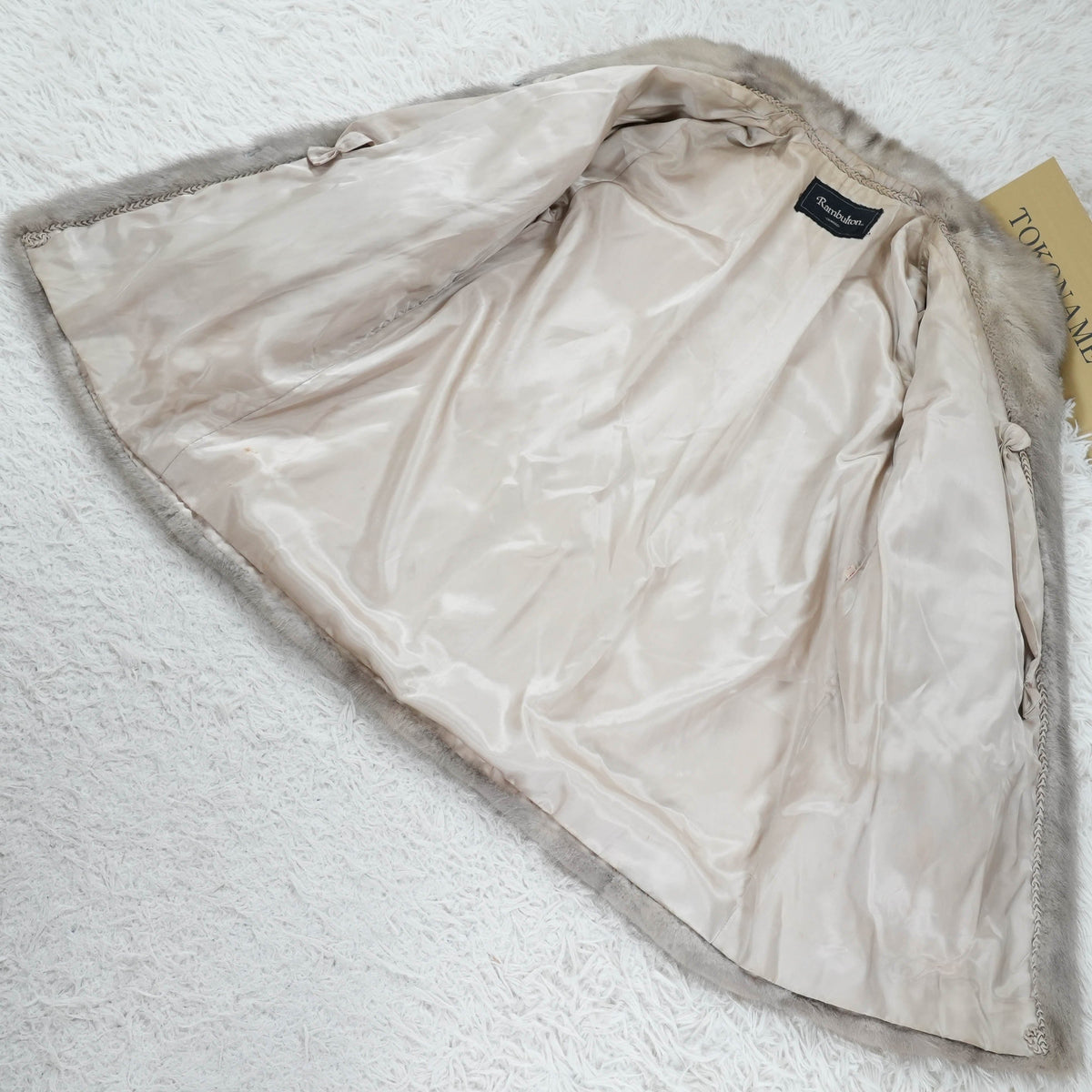 Sapphire Mink Fur Coat Rambulton - Genuine Vintage Fur From Japan