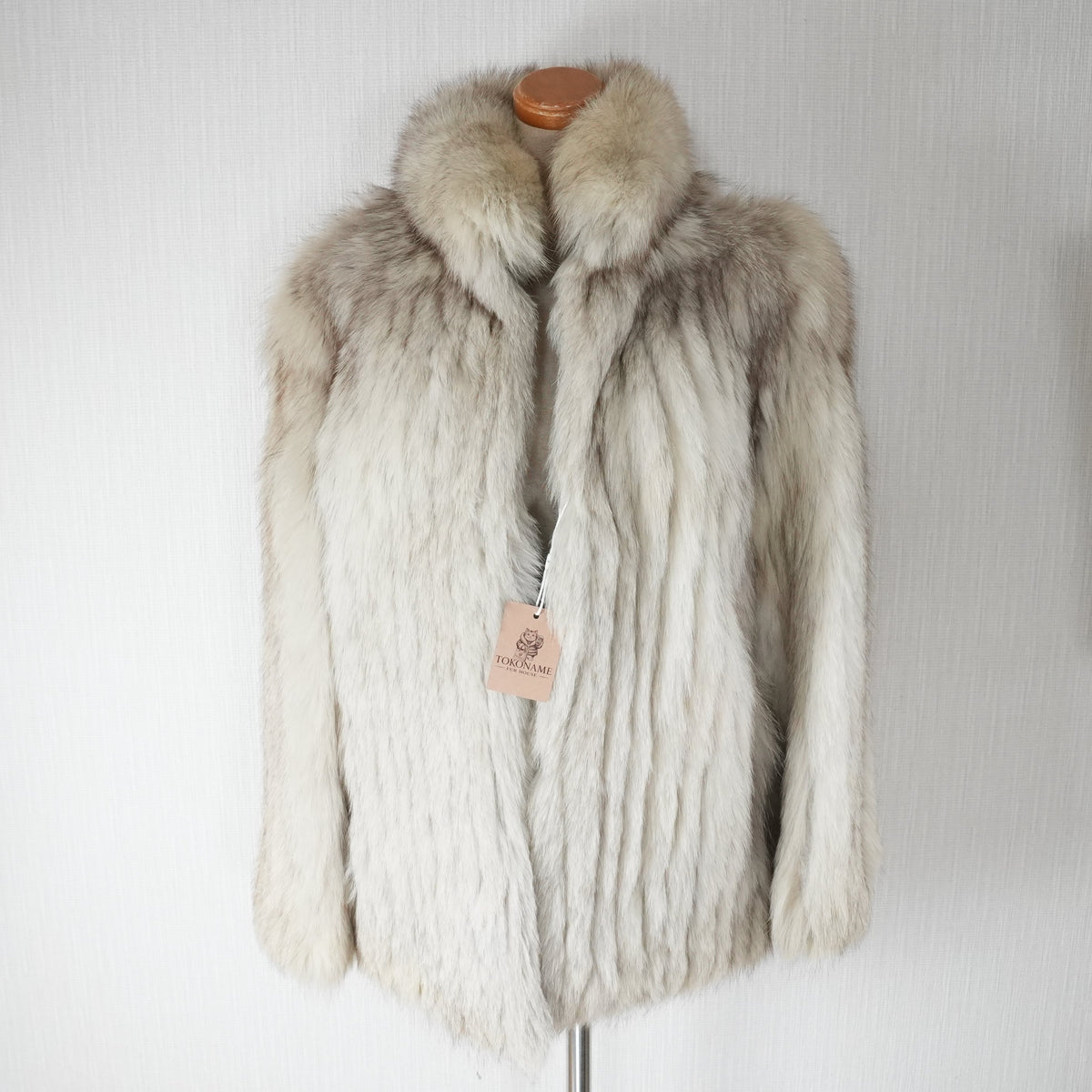 Blue Fox Fur Coat - Genuine Vintage Fur From Japan