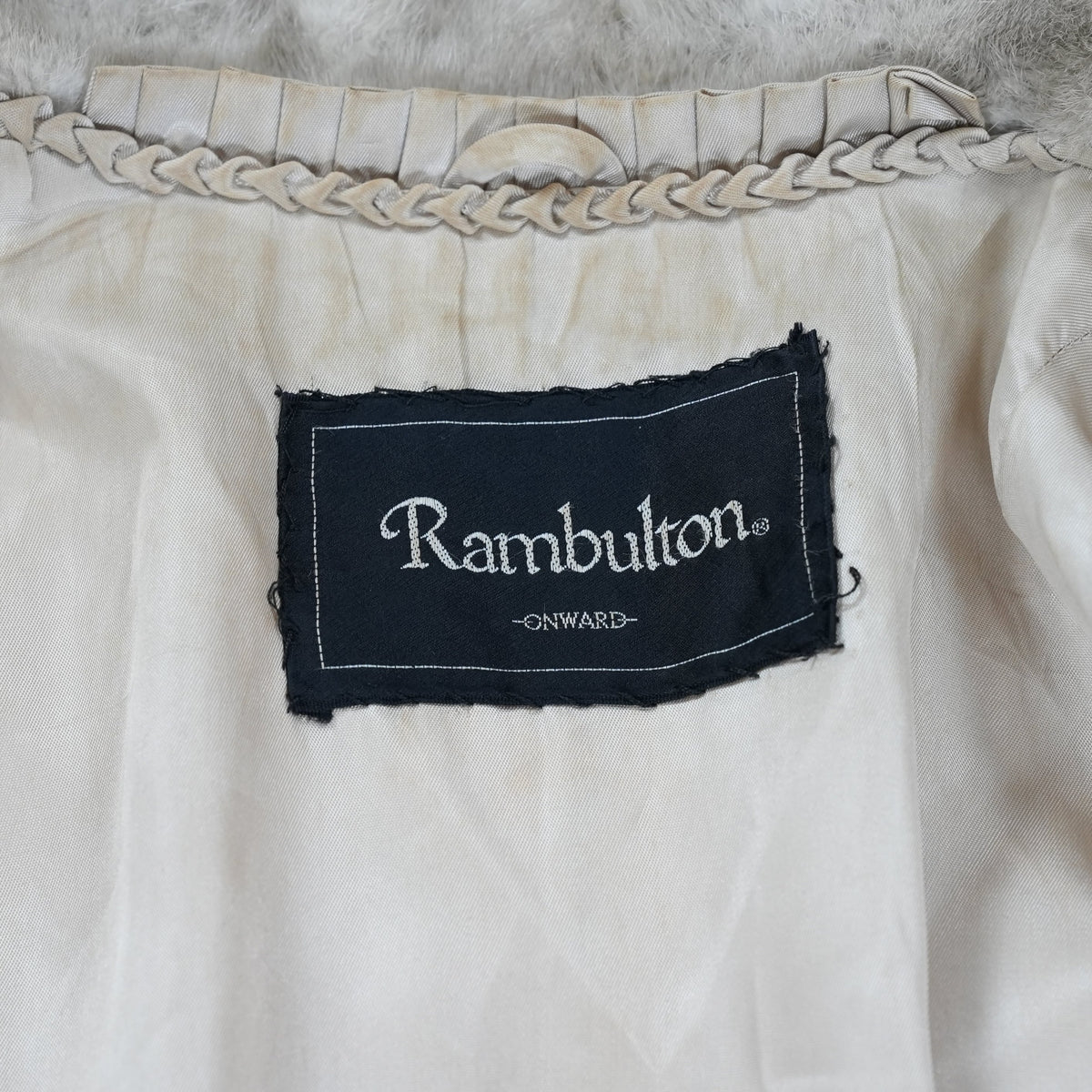 Sapphire Mink Fur Coat Rambulton - Genuine Vintage Fur From Japan