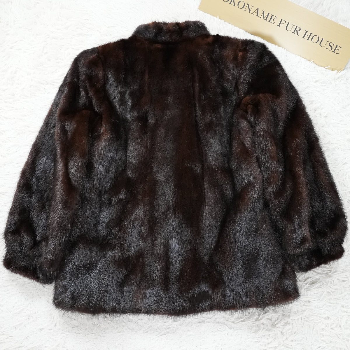 Dark Mink Fur Jacket - Genuine Vintage Fur From Japan
