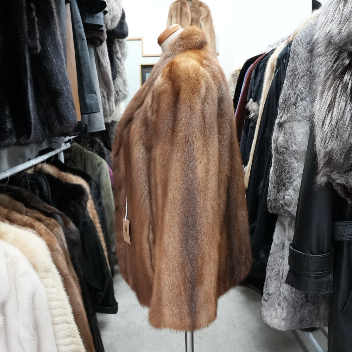 SAGA ROYAL MINK Jacket Demi Buff Mink - Genuine Vintage Fur From Japan