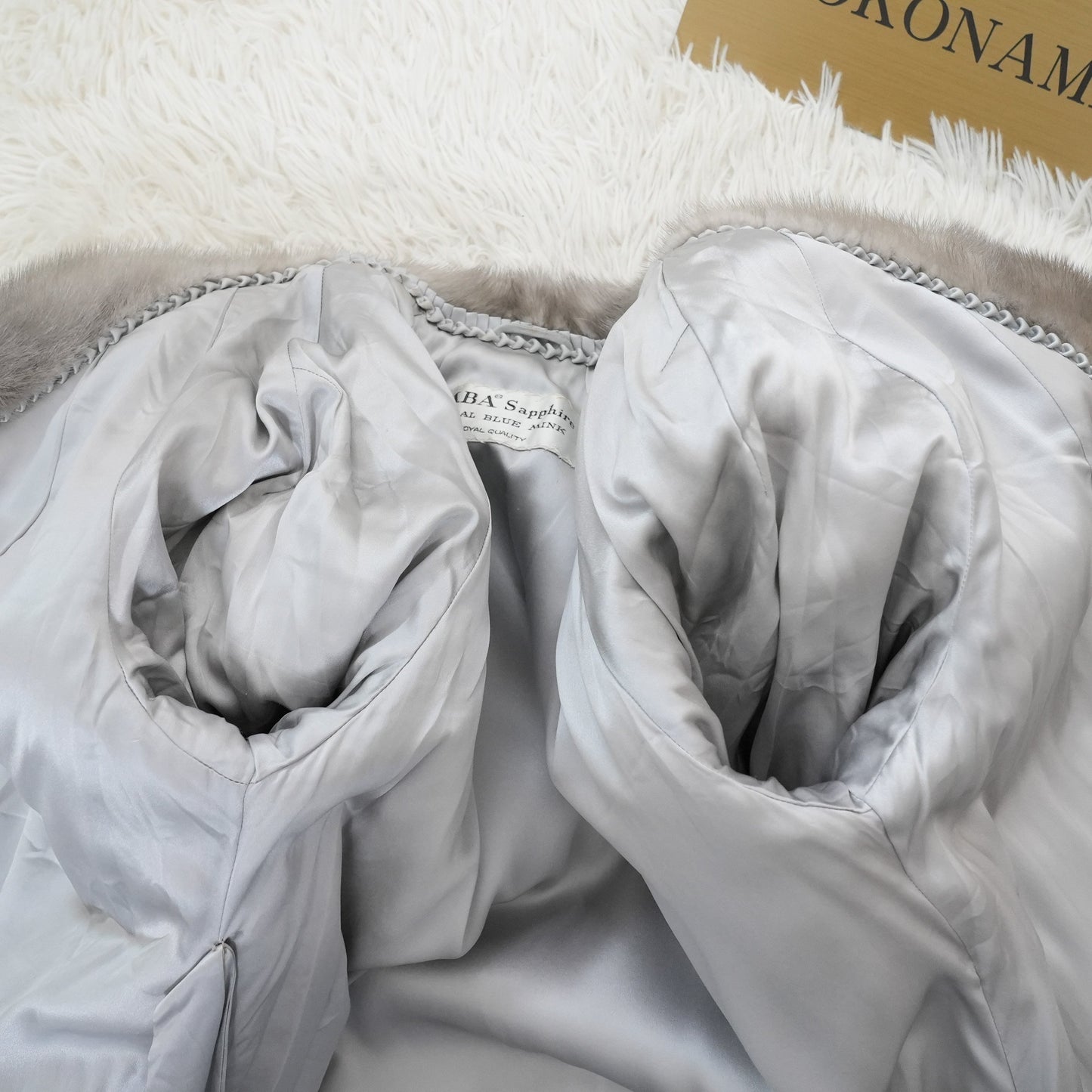 Sapphire Mink Long Coat - EMBA Genuine Vintage Fur Japan