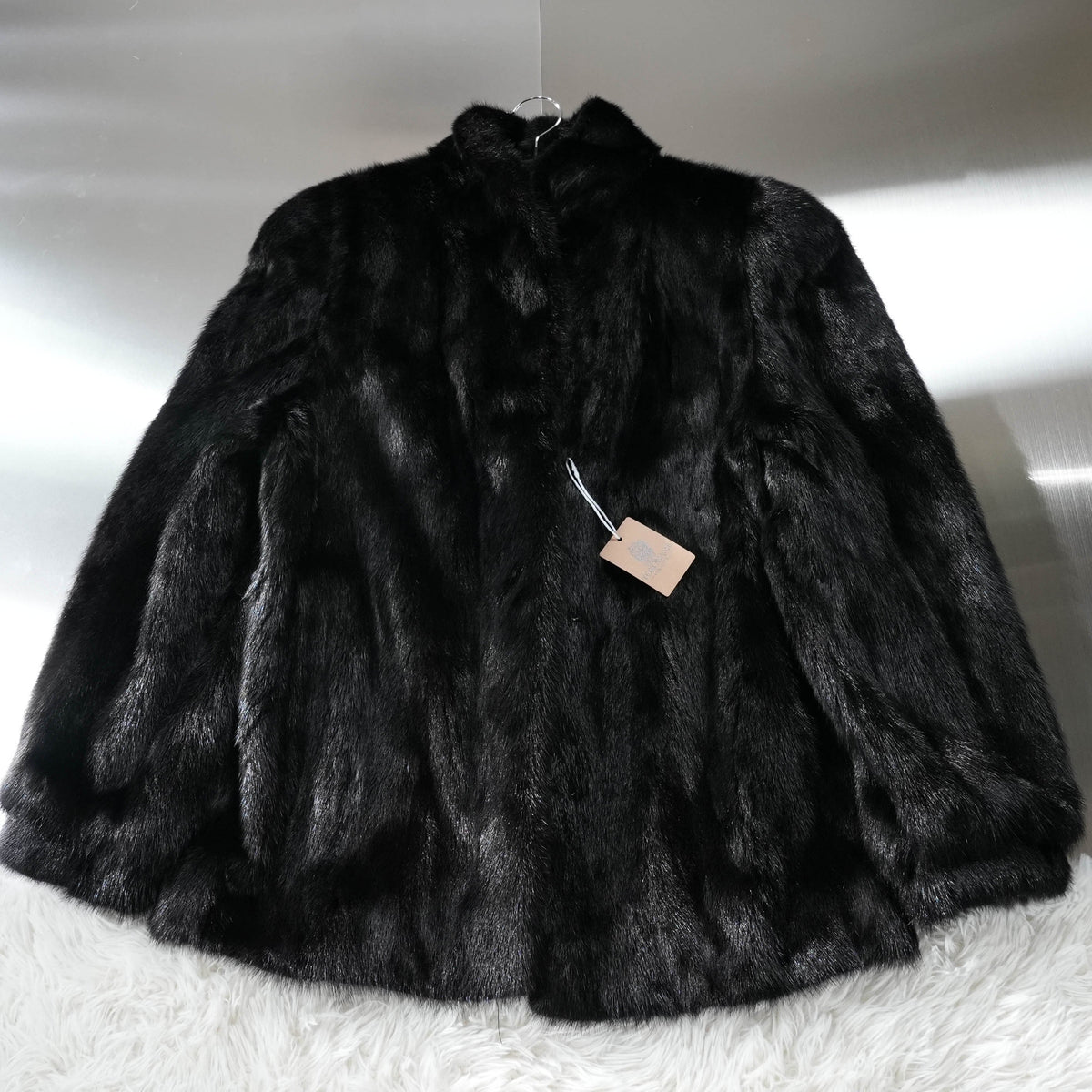 SAGA Mink Fur Coat Soft Leather - Genuine Vintage Fur From Japan