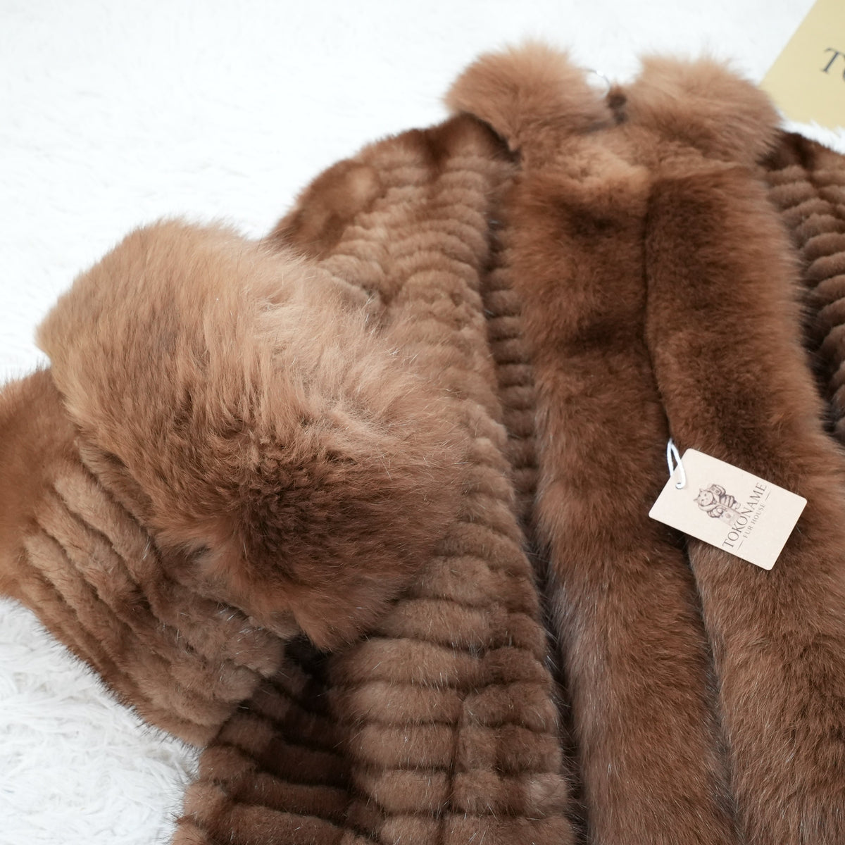 Mink and Fox Fru Coat - Genuine Vintage Fur From Japan