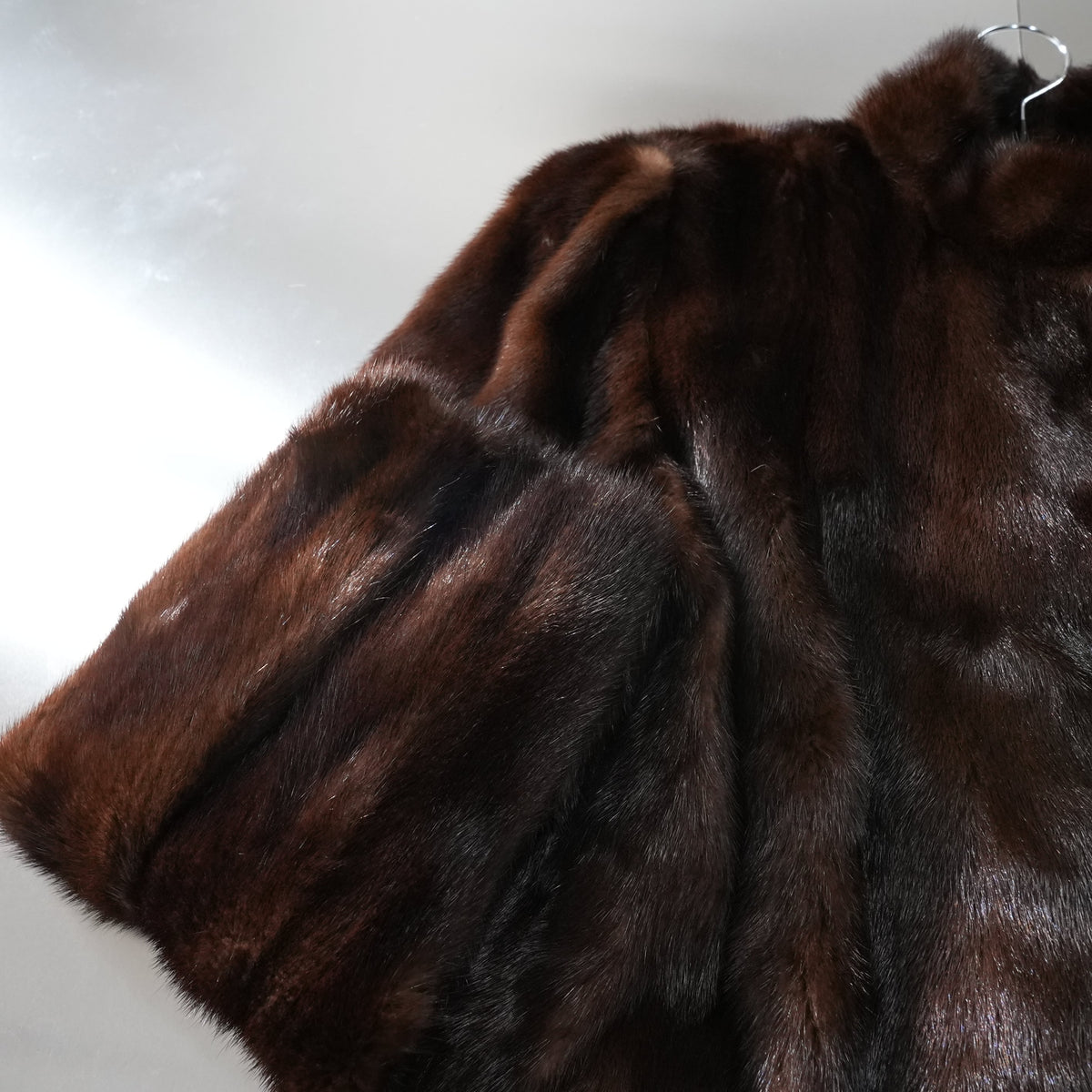 Dark Mink Fur Coat - Genuine Vintage Fur From Japan
