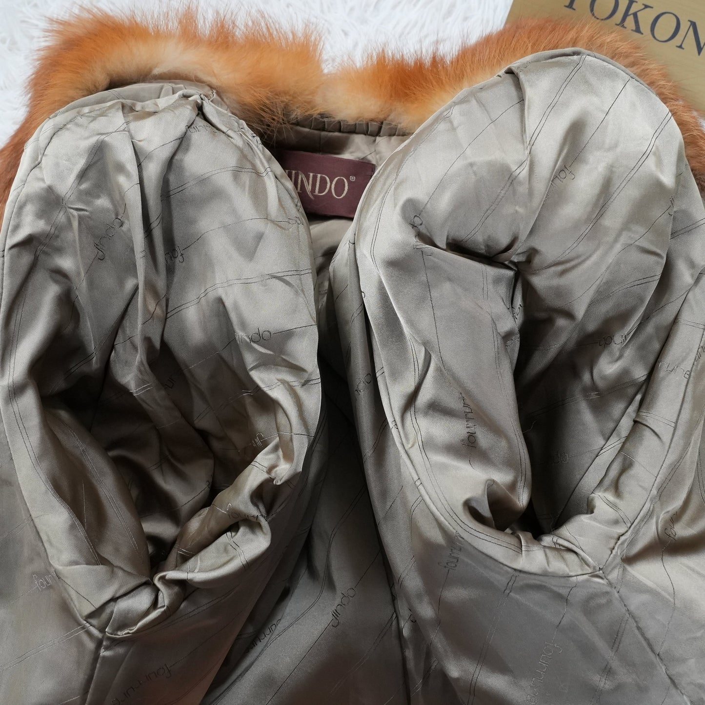 Red Fox Fur Coat Soft & Fluffy - Genuine Vintage Fur From Japan