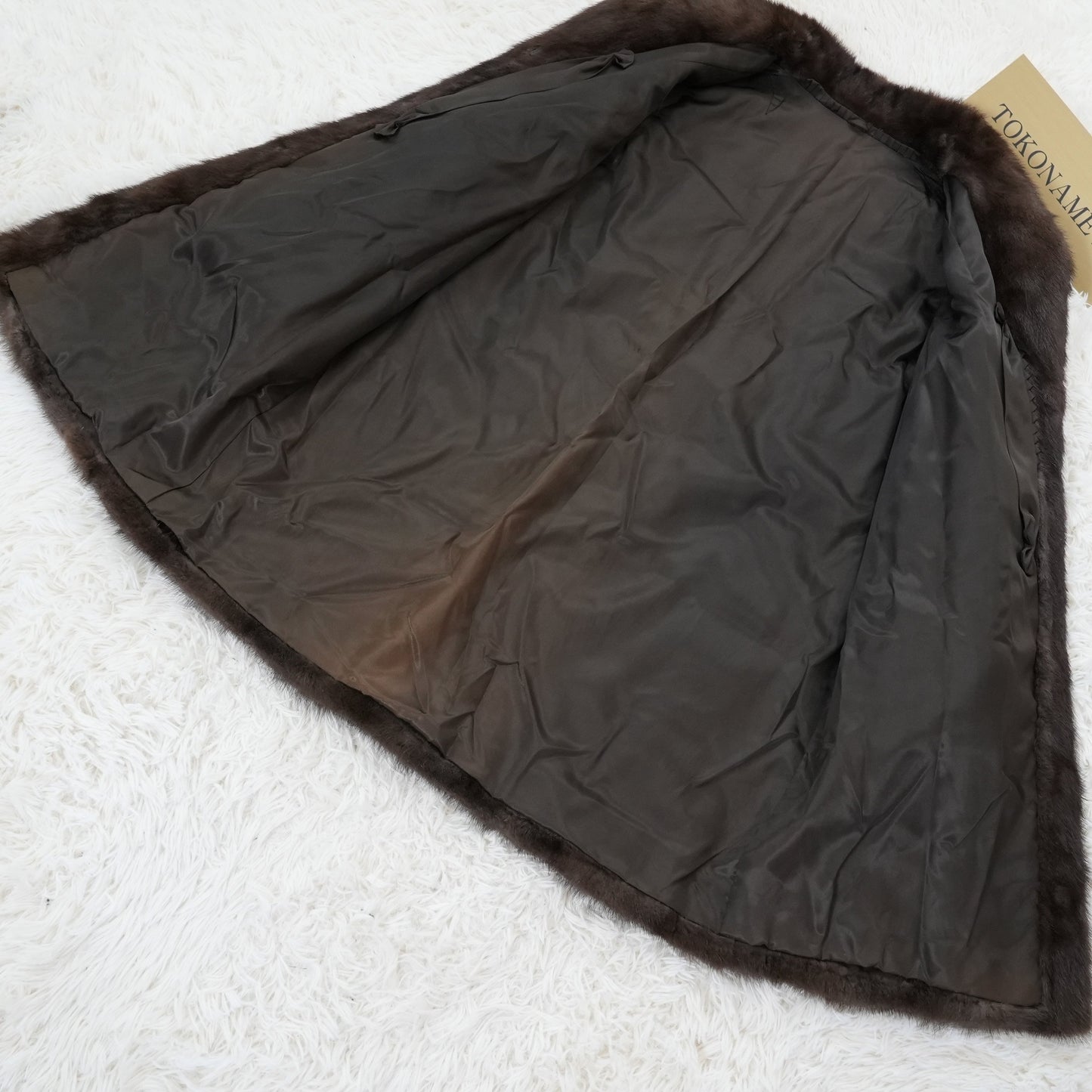 Pastel Mink Coat Genuine Vintage Fur Japan
