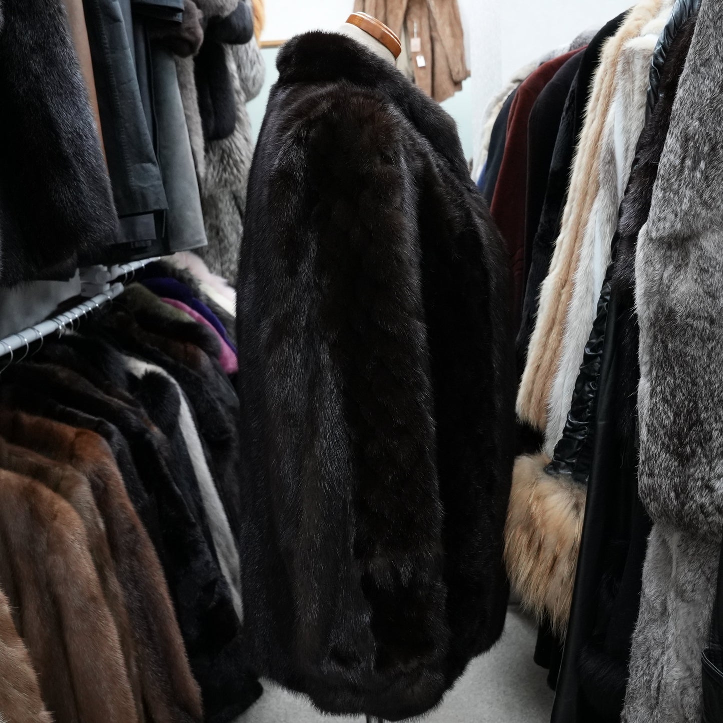 Dark Mink Jacket - Genuine Vintage Fur From Japan