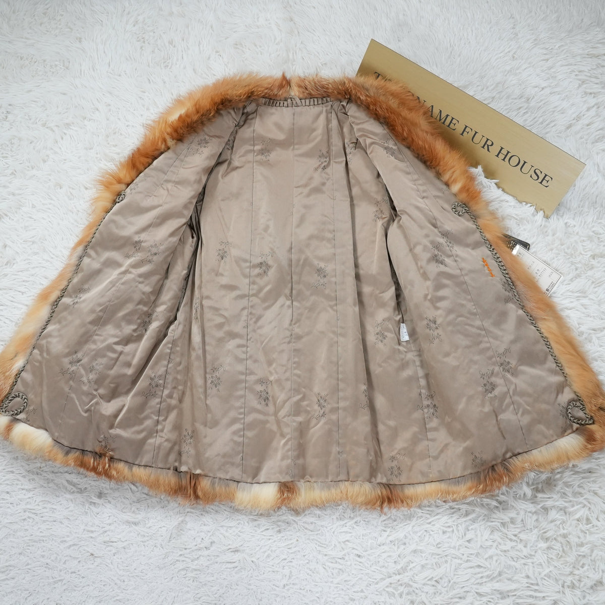 Red Fox Coat - Genuine Vintage Fur From Japan
