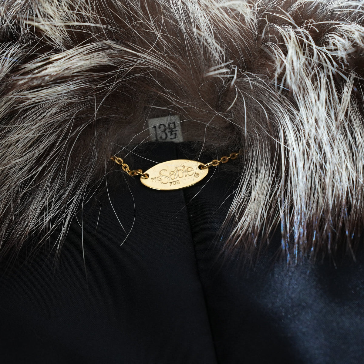Silver Fox Fur Coat Very Soft and Fluffy - Genuine Vintage Fur From Japan