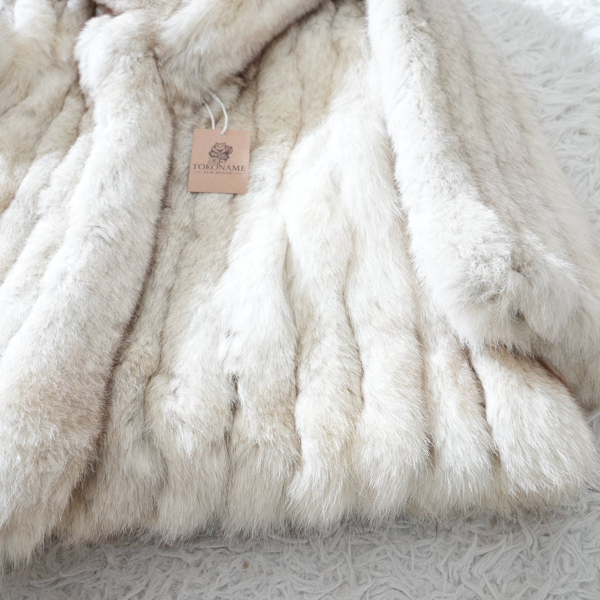 Blue Fox Fur Coat - Genuine Vintage Fur From Japan